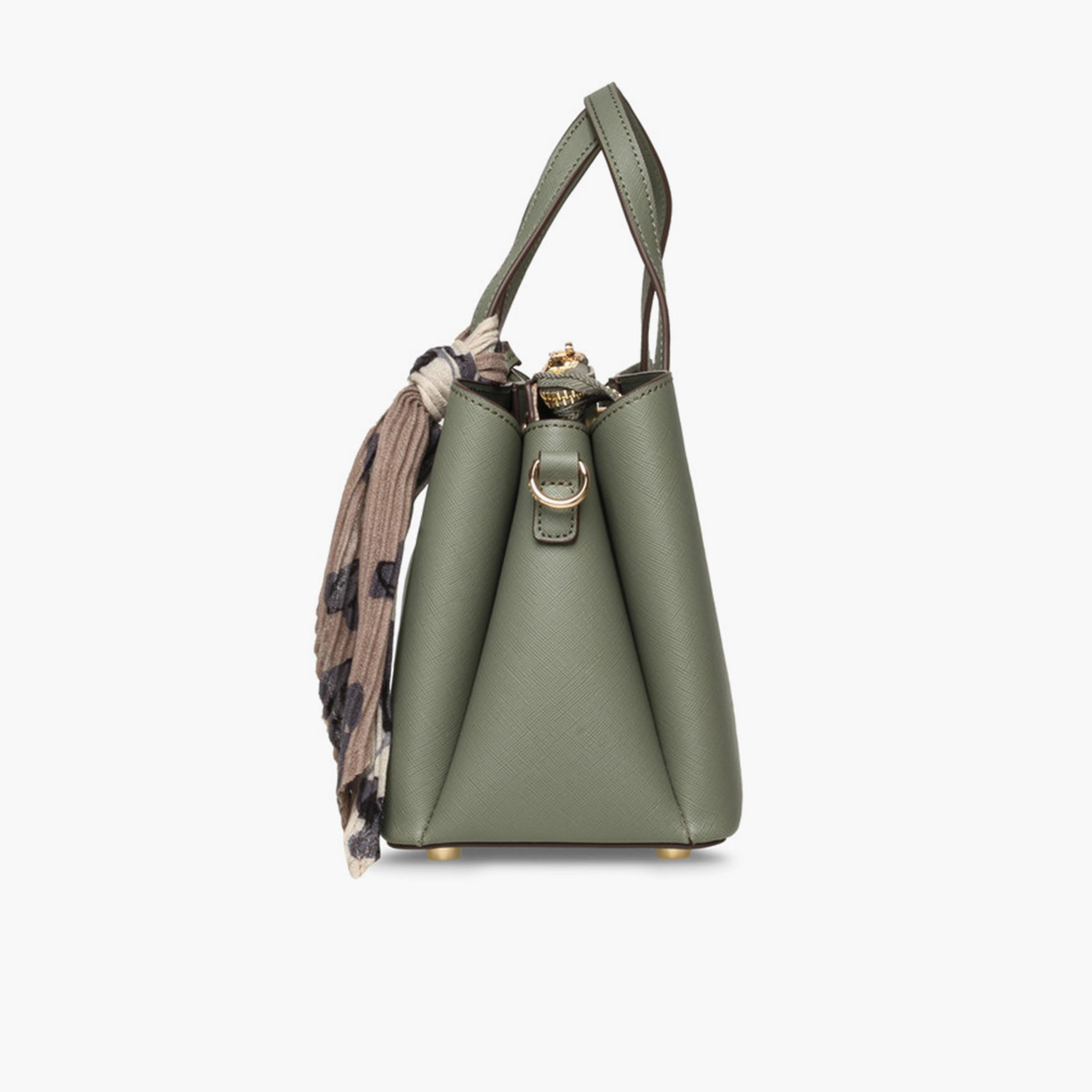 آن كلين - تفاصيل التصميم: شنطة يد علوية بمقبض وسحاب وحزام قابل للإزالة-women-bagsandwallets-handbags-image-4
