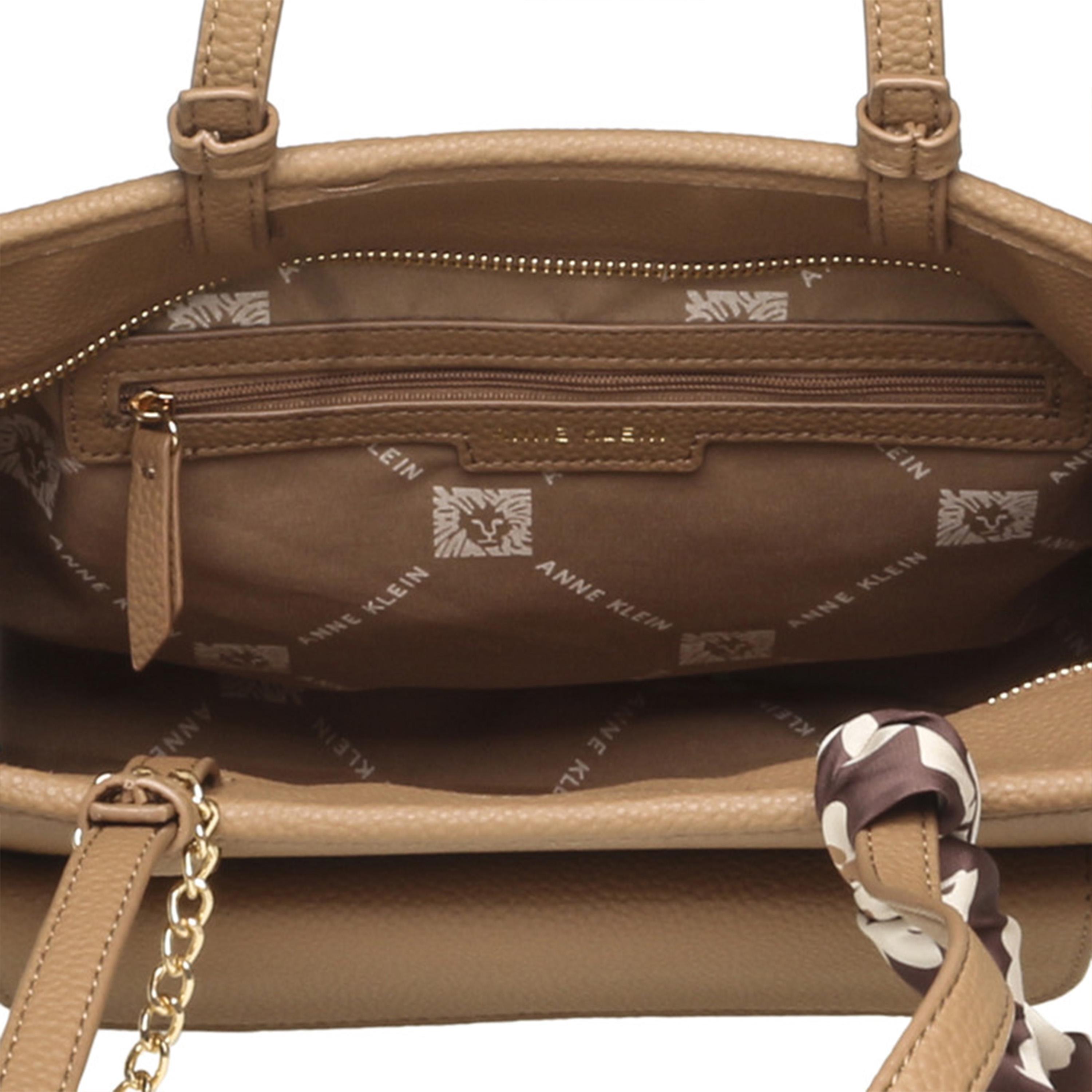 Anne Klein Design Detail Double-Handle Tote Bag with Zipper-women-bagsandwallets-handbags-image-5