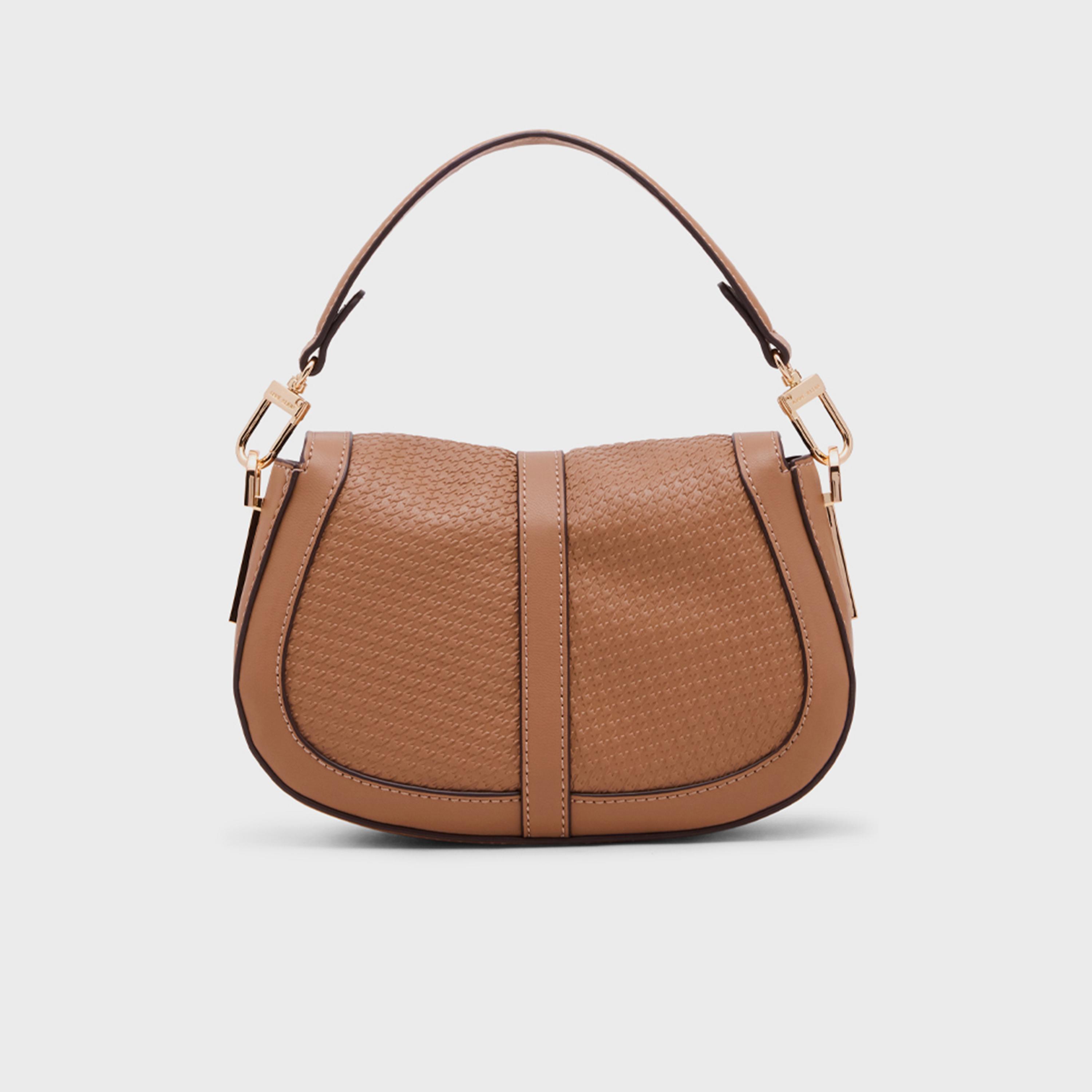 آن كلين - شنطة كتف بمقبض علوي مزخرف مع غطاء وحزام قابل للإزالة-women-bagsandwallets-handbags-image-4