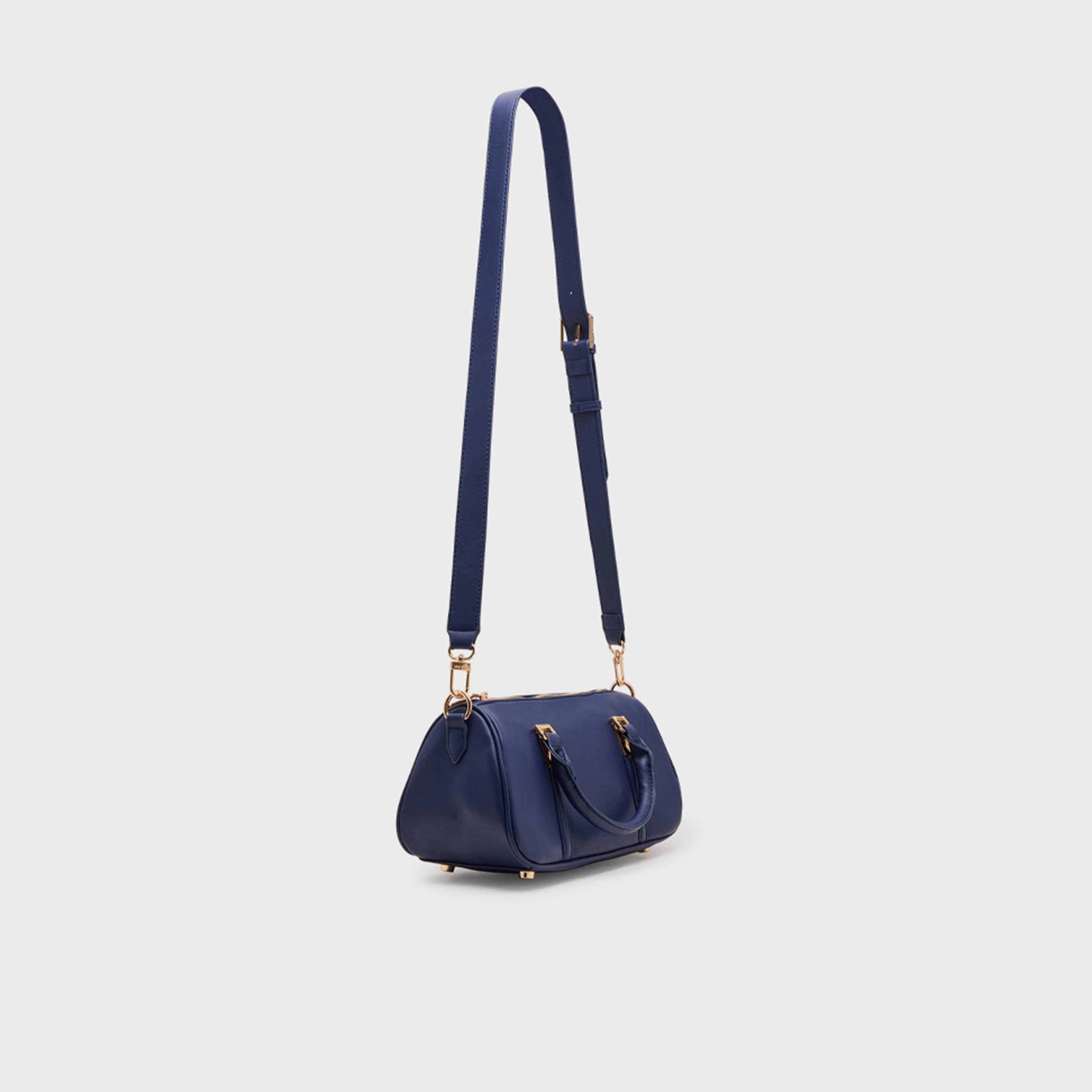 Anne Klein Textured Double-Handle Satchel Bag with Zipper and Detachable Strap-women-bagsandwallets-handbags-image-2