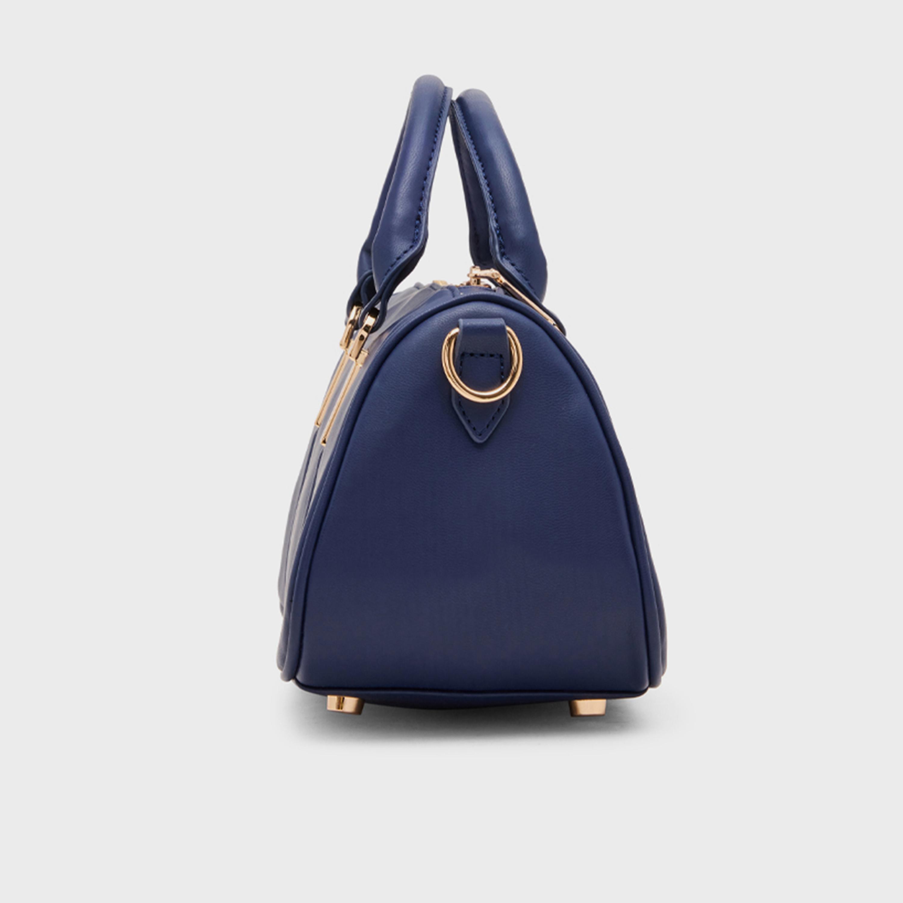 Anne Klein Textured Double-Handle Satchel Bag with Zipper and Detachable Strap-women-bagsandwallets-handbags-image-3