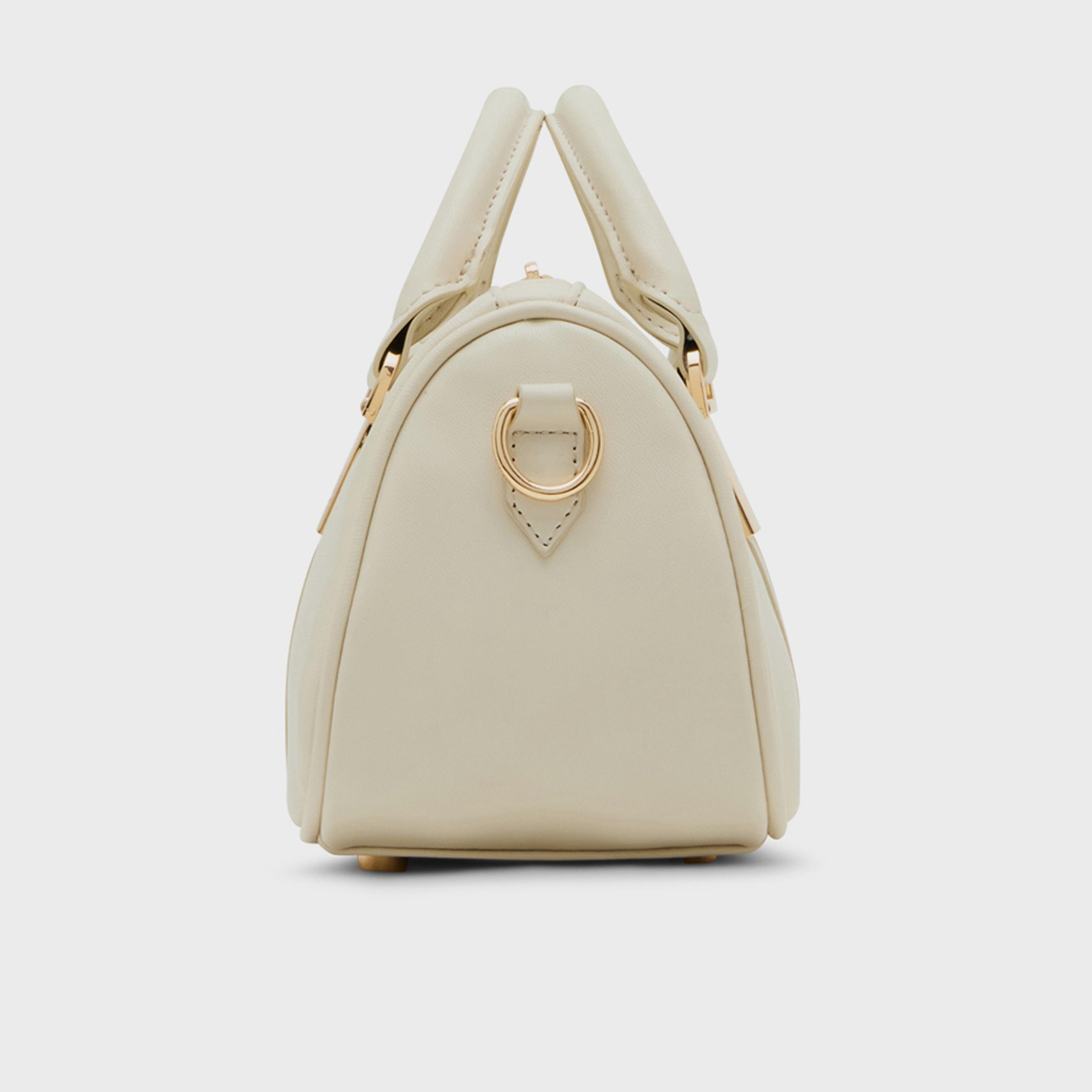 Anne Klein Textured Double-Handle Satchel Bag with Zipper and Detachable Strap-women-bagsandwallets-handbags-image-3