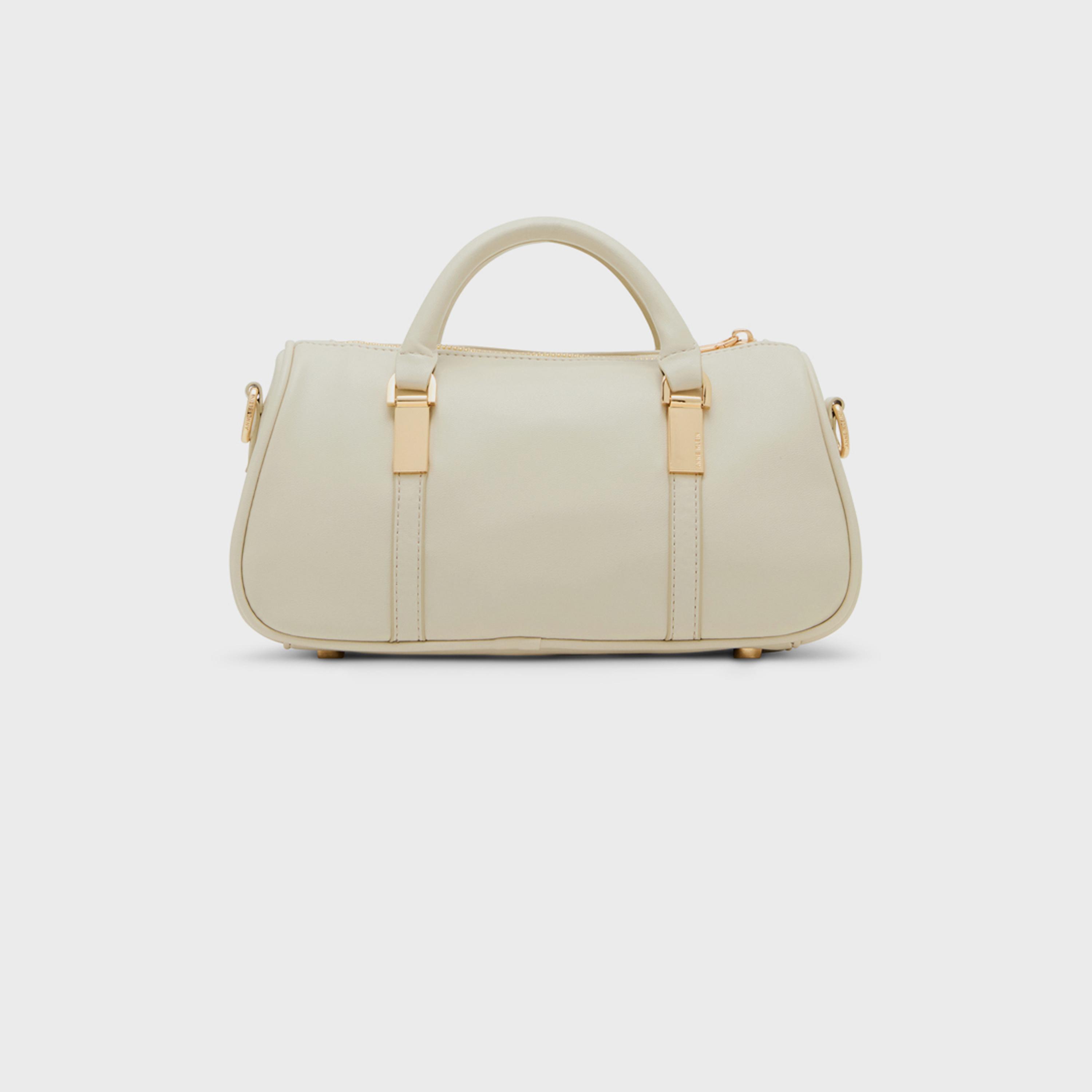 Anne Klein Textured Double-Handle Satchel Bag with Zipper and Detachable Strap-women-bagsandwallets-handbags-image-4