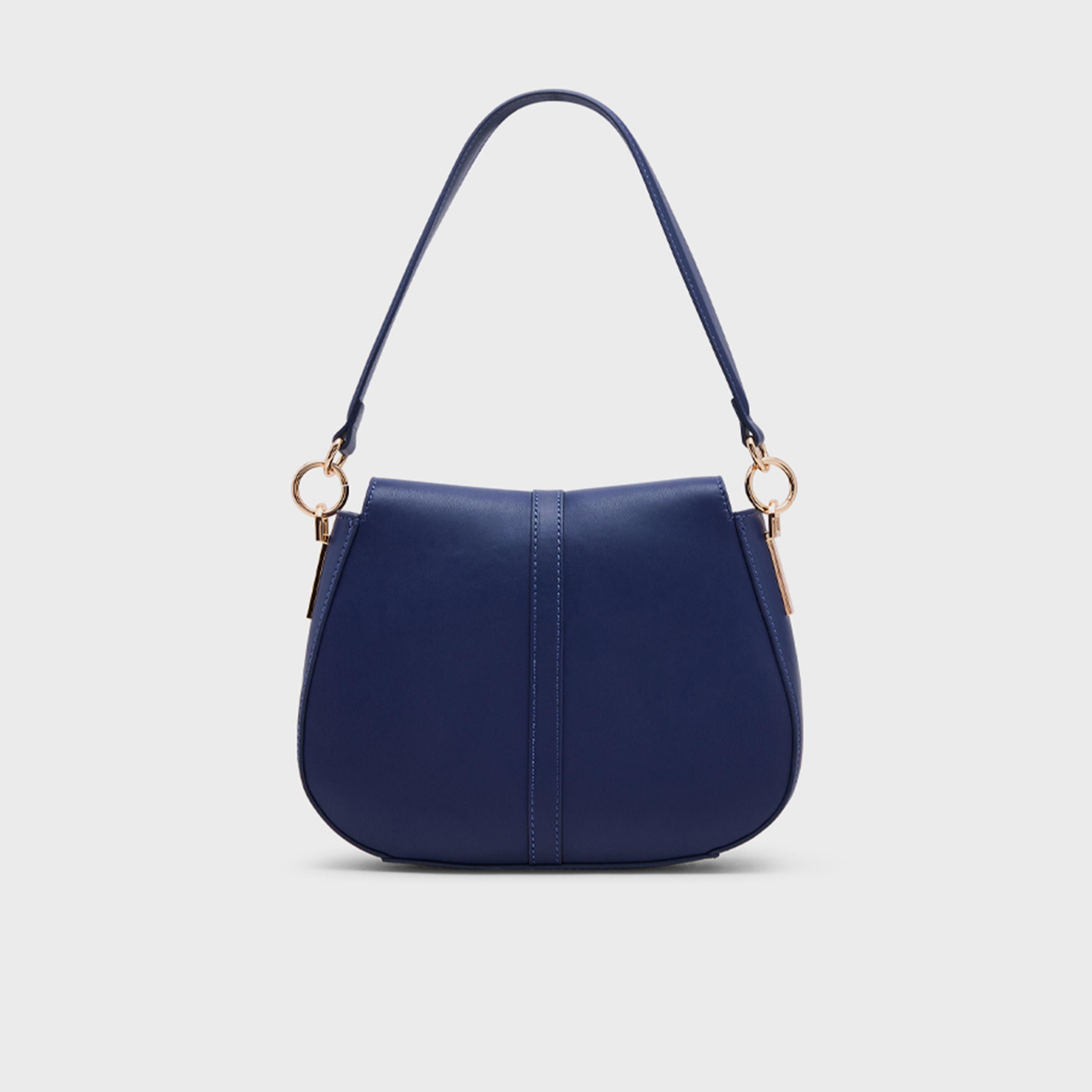 آن كلين - شنطة كتف بمقبض علوي مزخرف مع غطاء وحزام قابل للإزالة-women-bagsandwallets-handbags-image-4