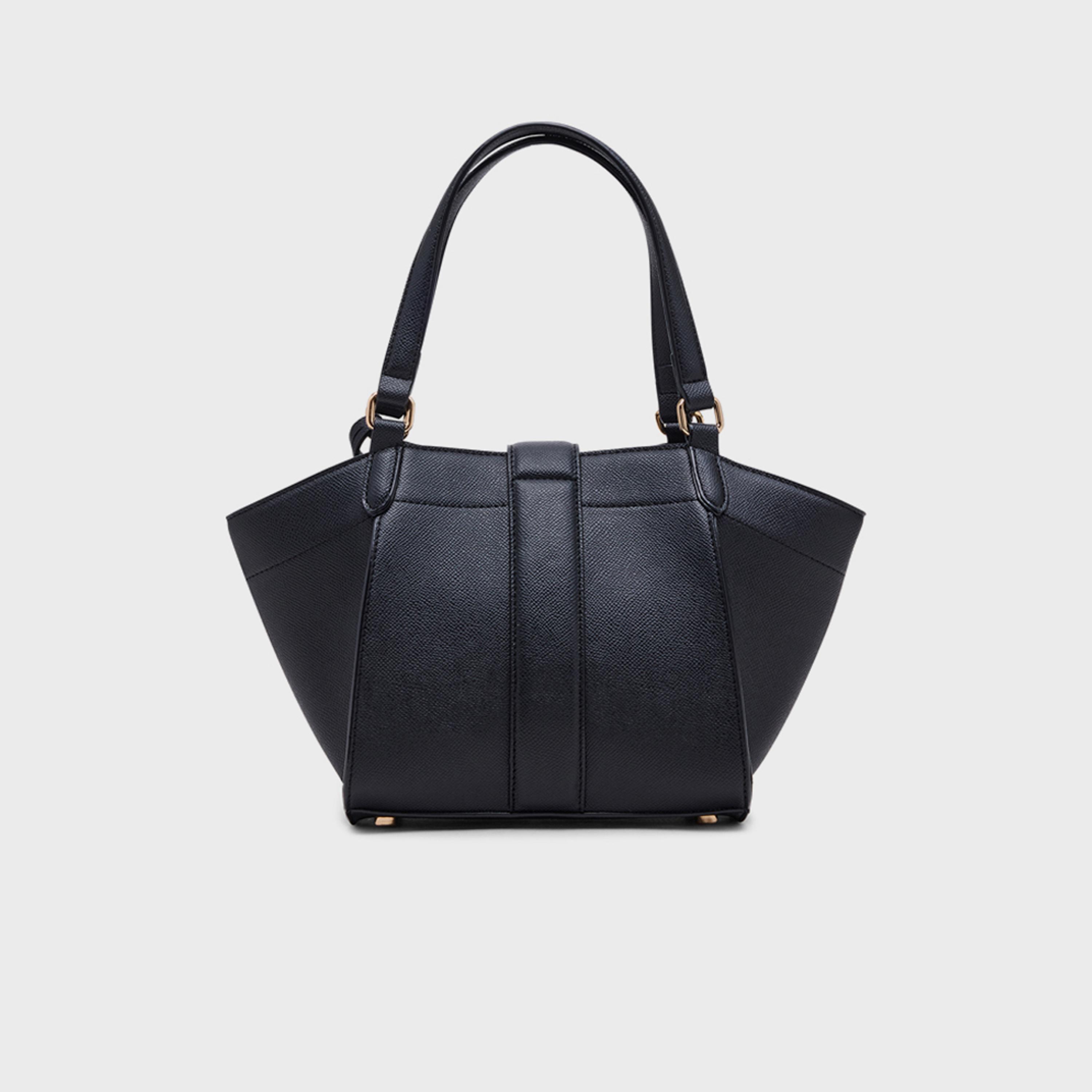 Anne Klein Textured Double-Handle Tote Bag with Magnetic Closure and Detachable Strap-women-bagsandwallets-handbags-image-4
