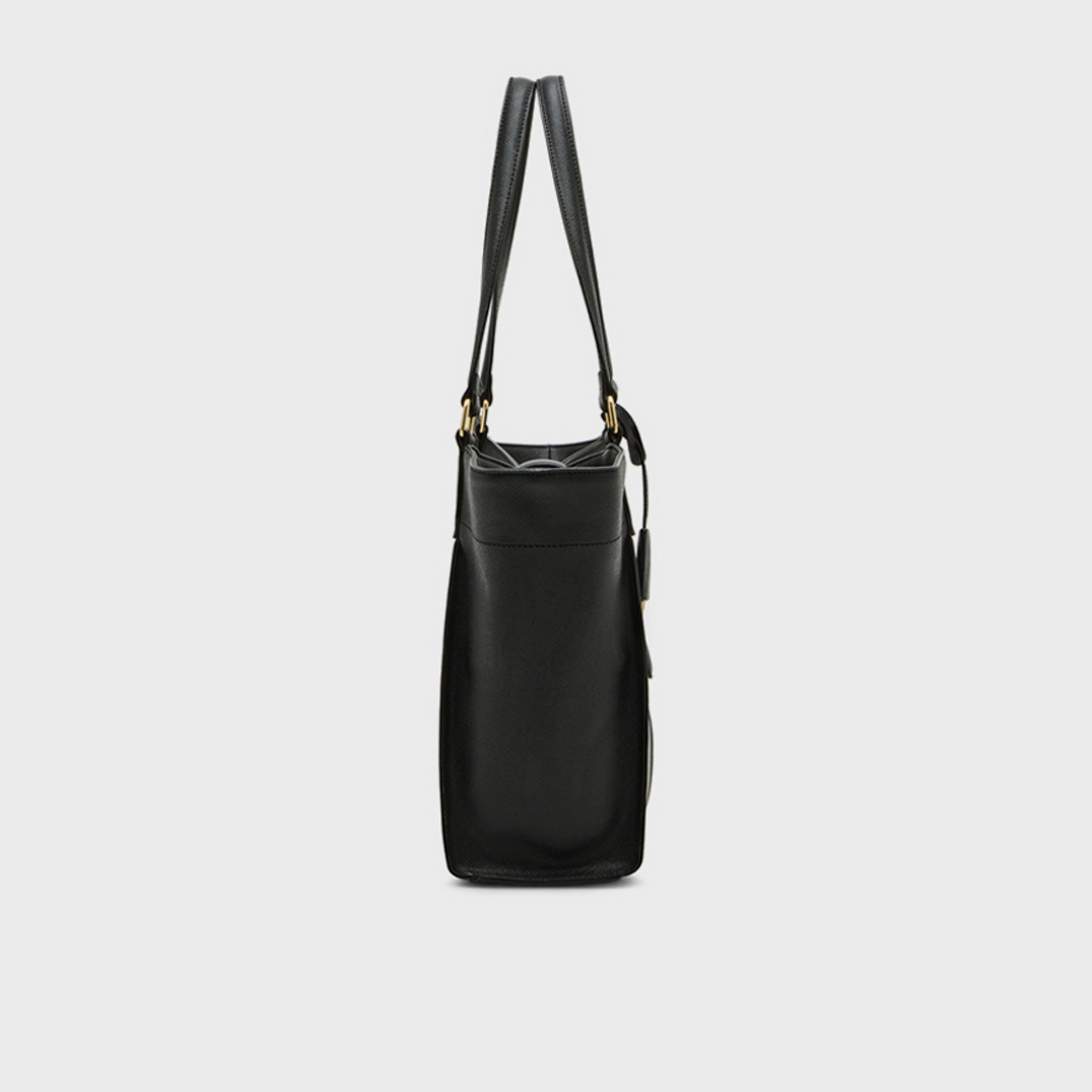 Anne Klein Textured Double-Handle Tote Bag with Magnetic Closure and Detachable Strap-women-bagsandwallets-handbags-image-3