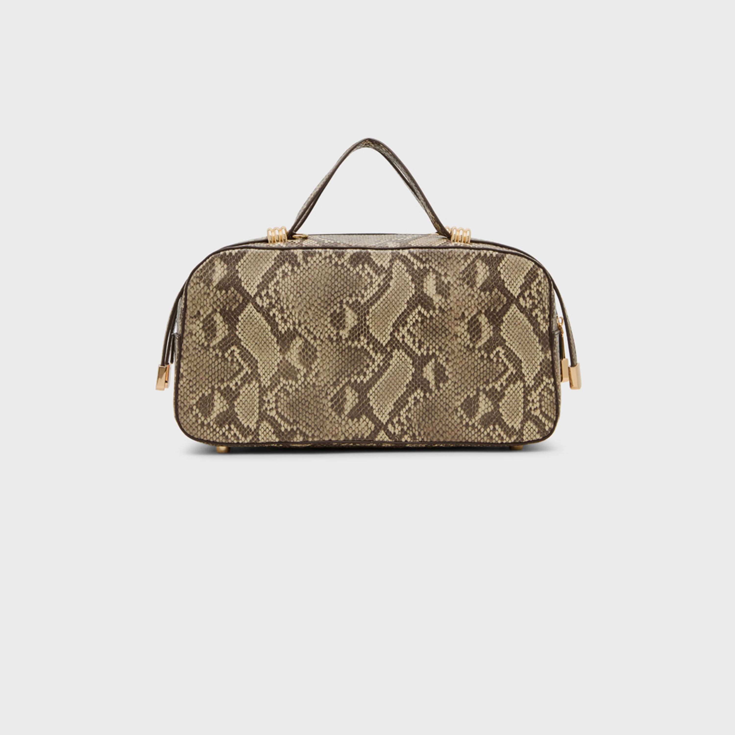 Anne Klein Animal Print Top-Handle Satchel Bag with Zipper and Detachable Strap-women-bagsandwallets-handbags-image-3