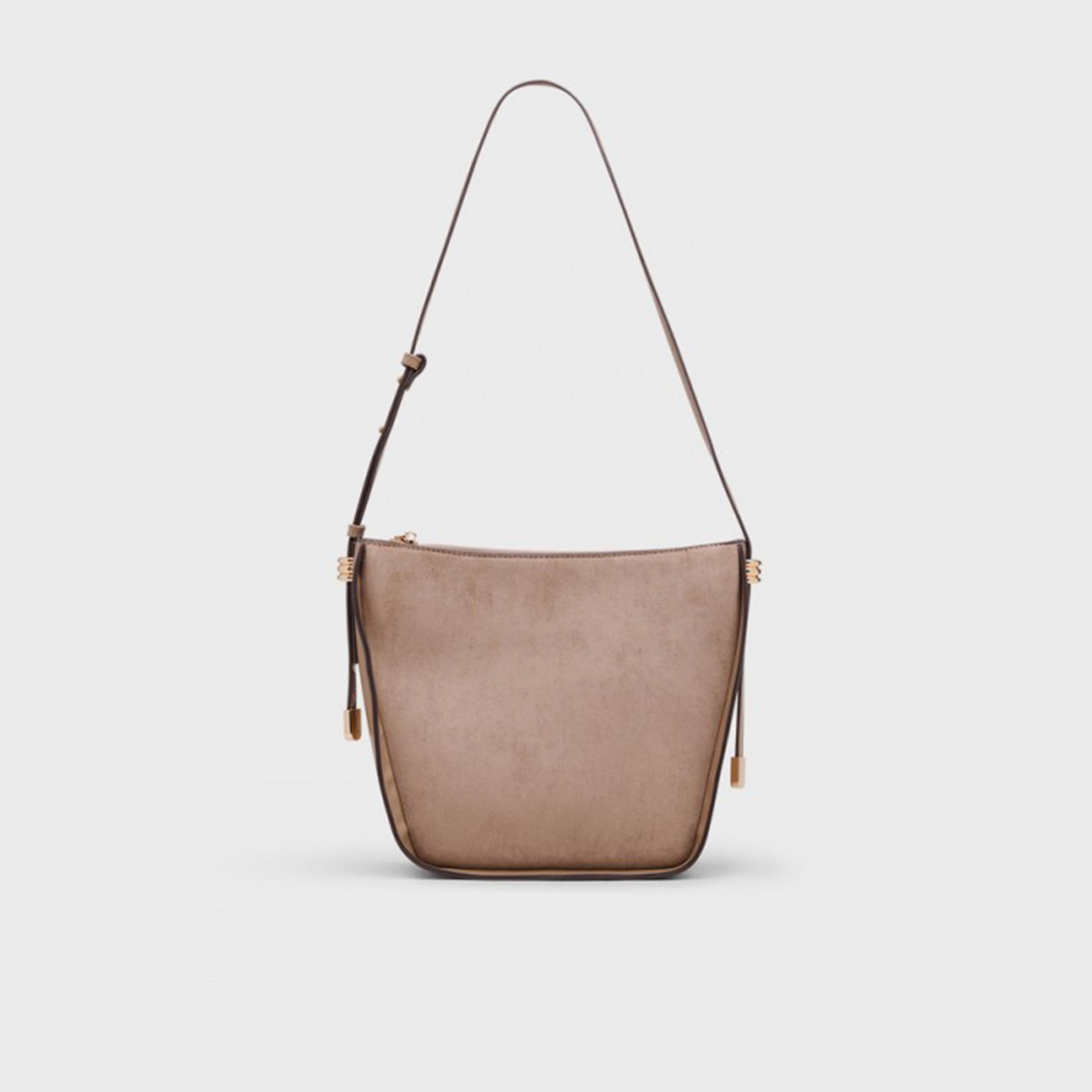 آن كلين - شنطة كتف مزخرفة بسحاب وحزام قابل للتعديل-women-bagsandwallets-handbags-image-1