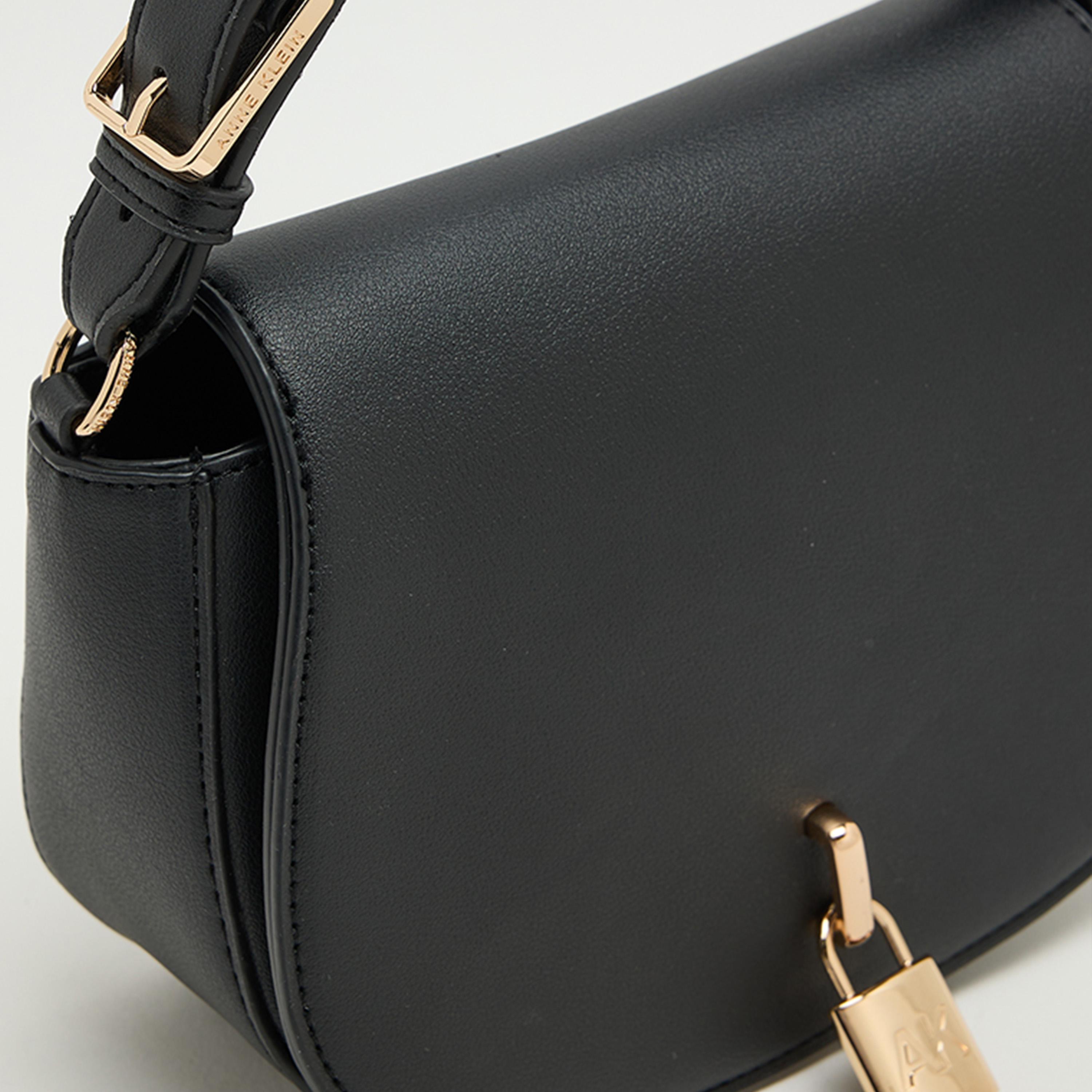 Anne Klein Design Detail Top-Handle Shoulder Bag with Flap-women-bagsandwallets-handbags-image-4