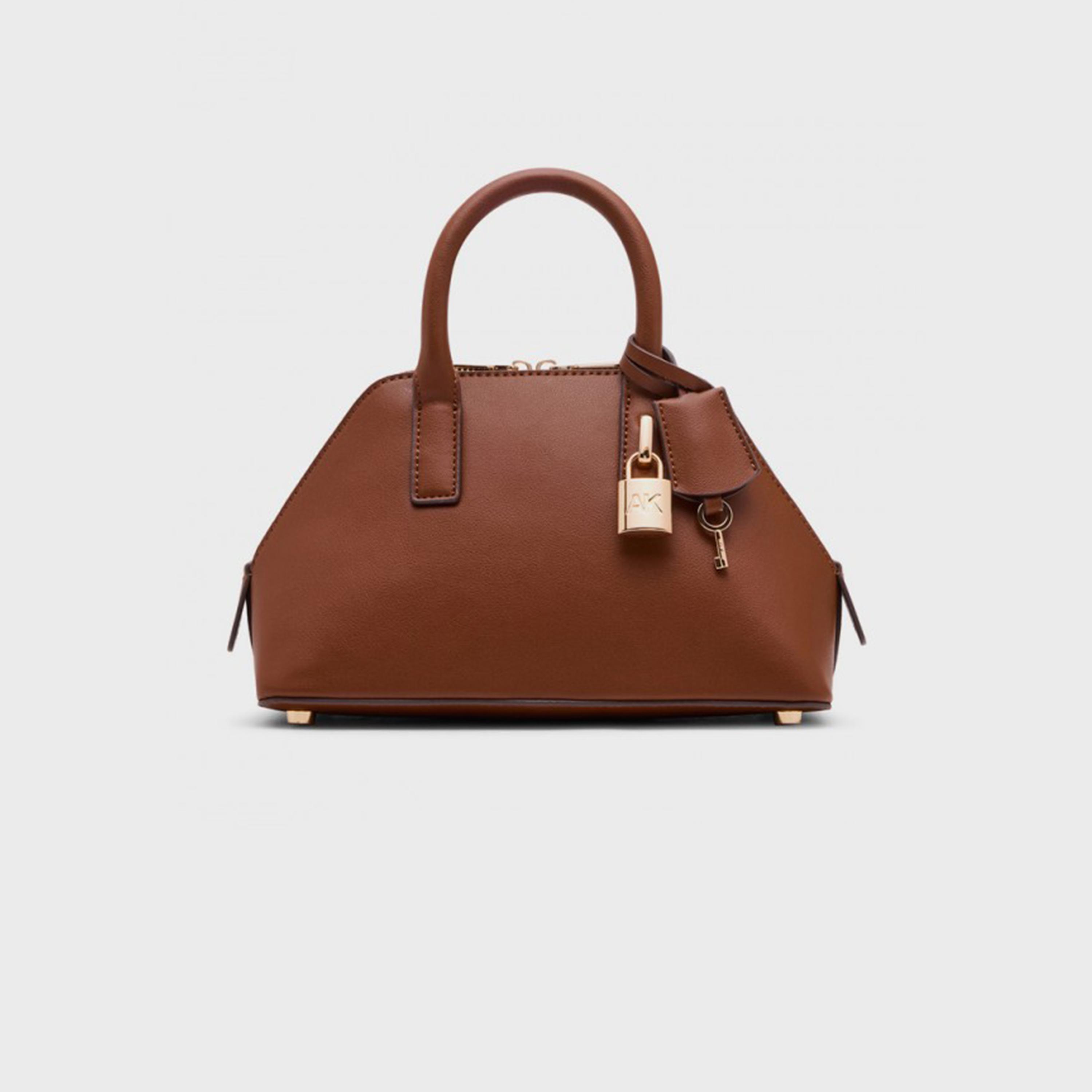 آن كلين - شنطة كتف مزدوجة المقبض ذات ملمس مميز، بسحاب وحزام قابل للإزالة-women-bagsandwallets-handbags-image-1