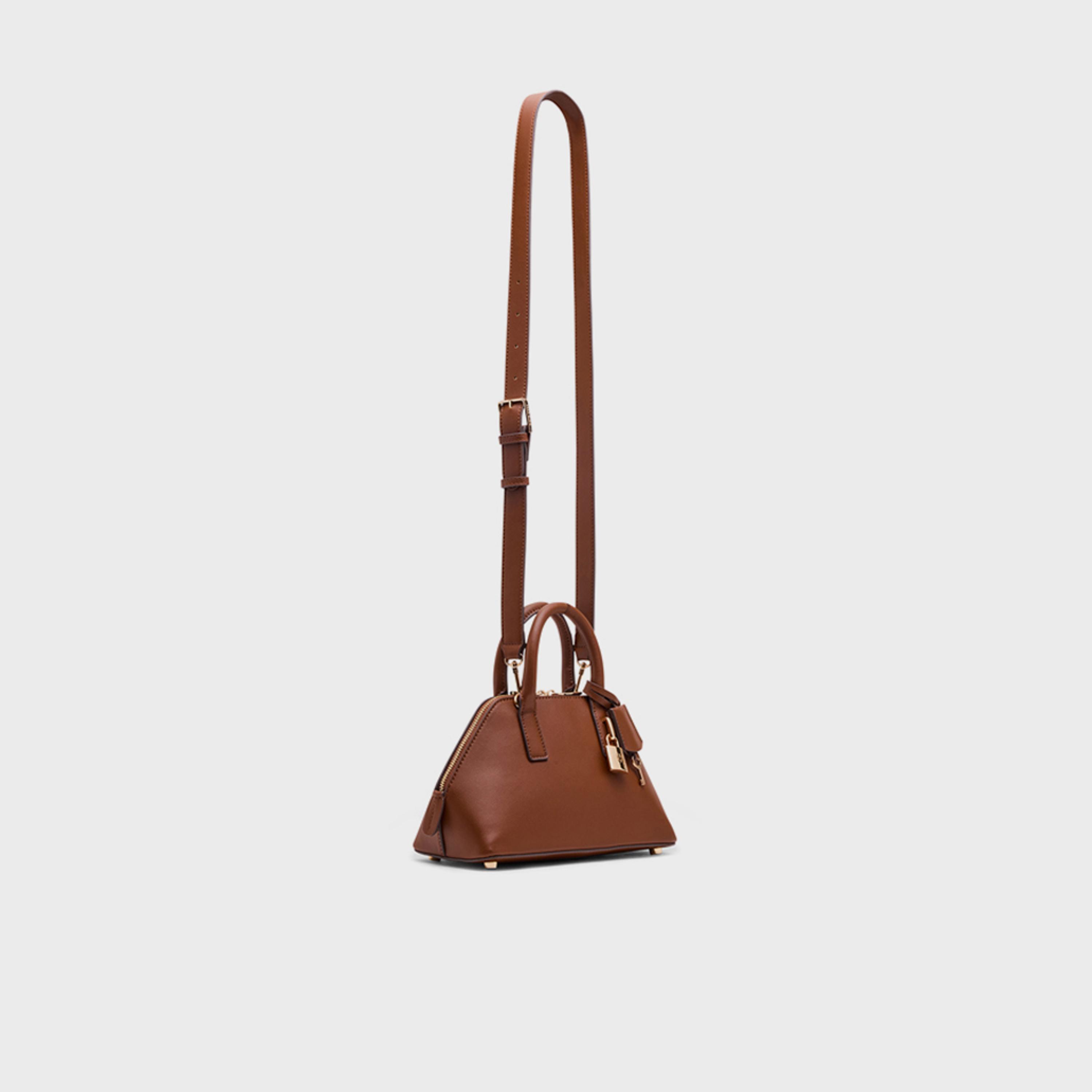 آن كلين - شنطة كتف مزدوجة المقبض ذات ملمس مميز، بسحاب وحزام قابل للإزالة-women-bagsandwallets-handbags-image-2