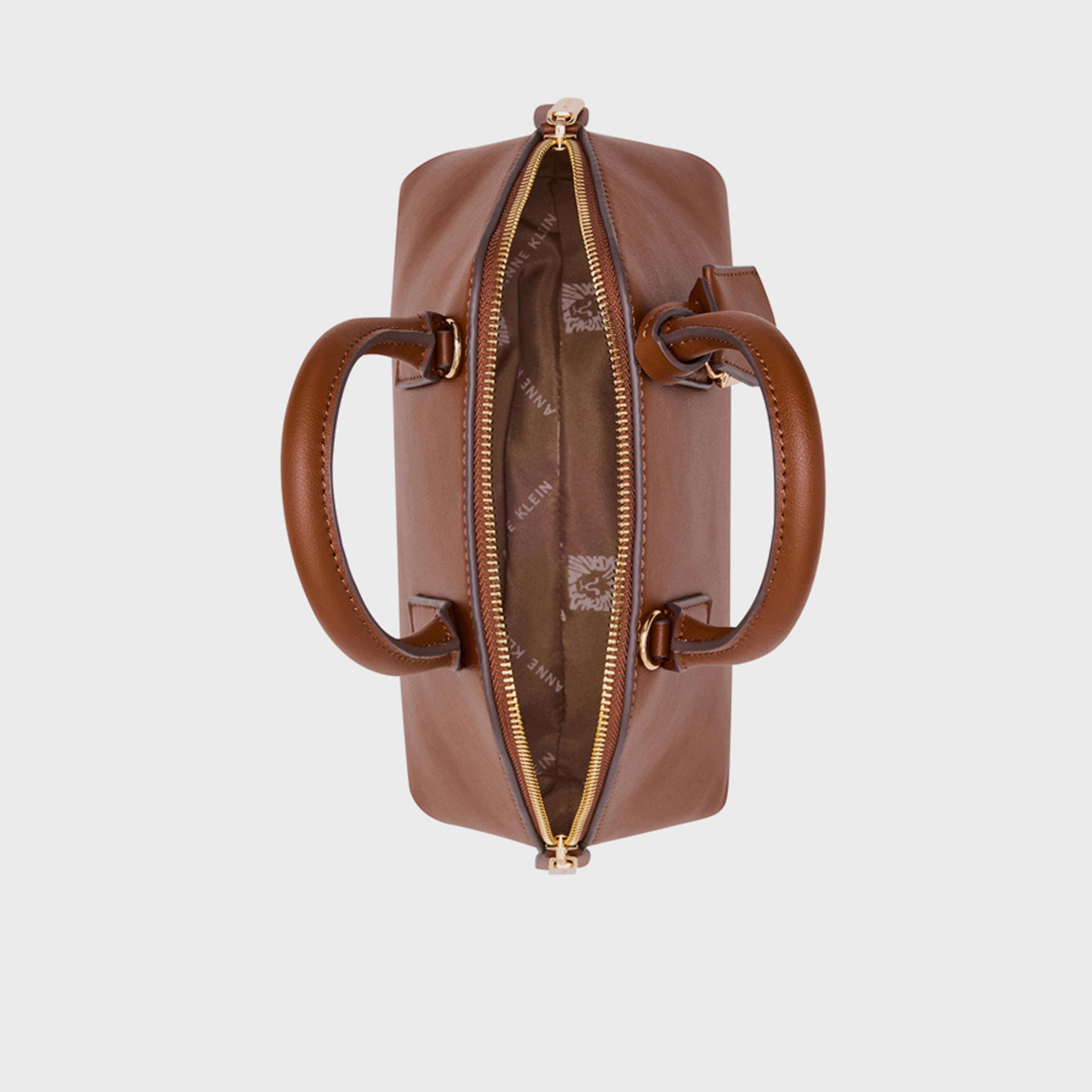 آن كلين - شنطة كتف مزدوجة المقبض ذات ملمس مميز، بسحاب وحزام قابل للإزالة-women-bagsandwallets-handbags-image-5