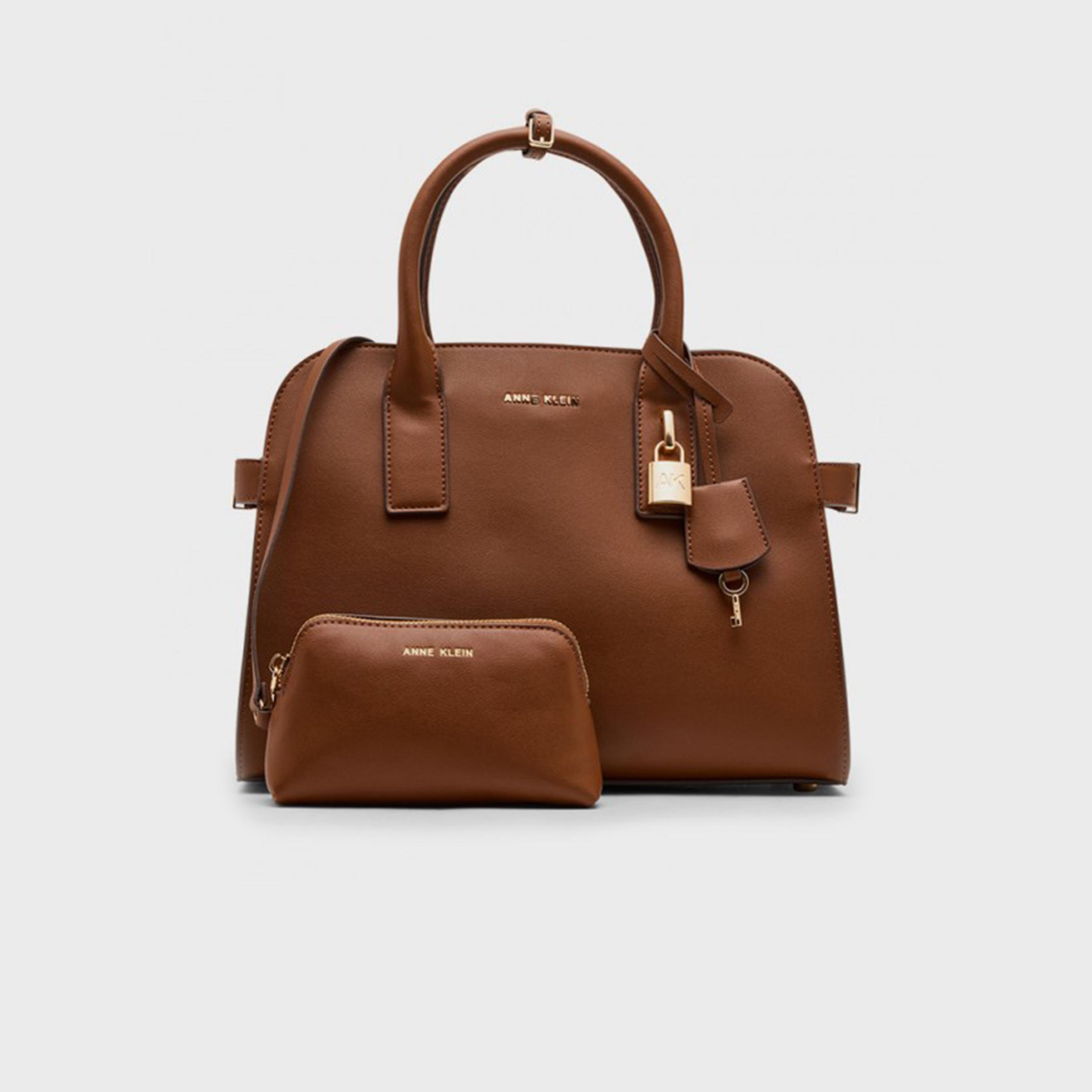 آن كلين - شنطة يد مزينة بمقبضين وإغلاق مغناطيسي وحزام قابل للإزالة-women-bagsandwallets-handbags-image-1