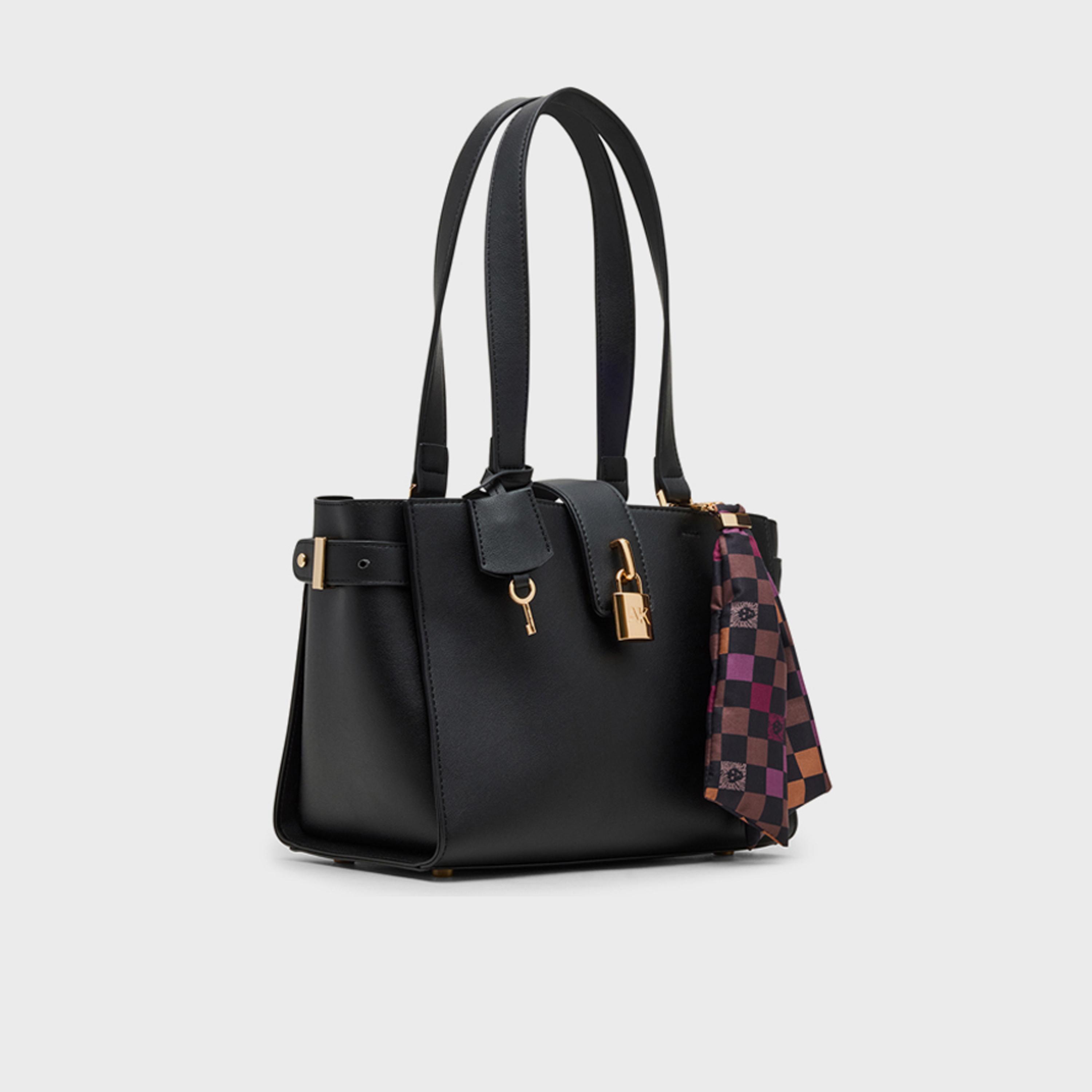آن كلين - تفاصيل التصميم: شنطة يد بمقبضين وإغلاق مغناطيسي-women-bagsandwallets-handbags-image-2