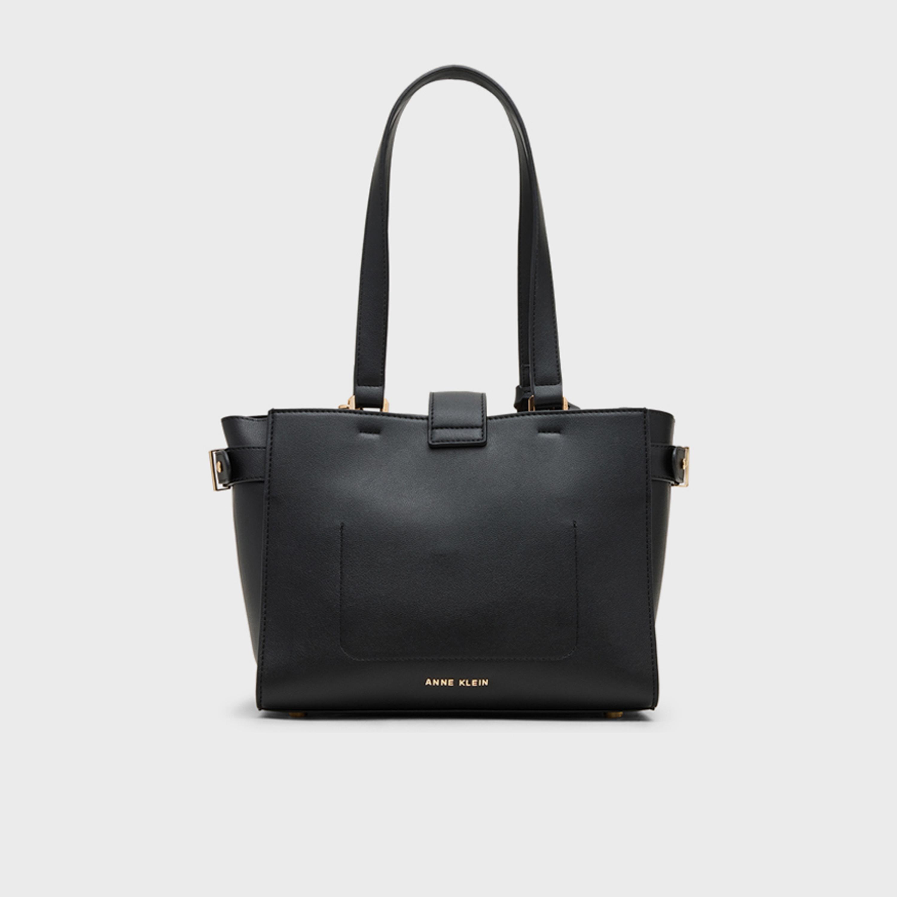 آن كلين - تفاصيل التصميم: شنطة يد بمقبضين وإغلاق مغناطيسي-women-bagsandwallets-handbags-image-4