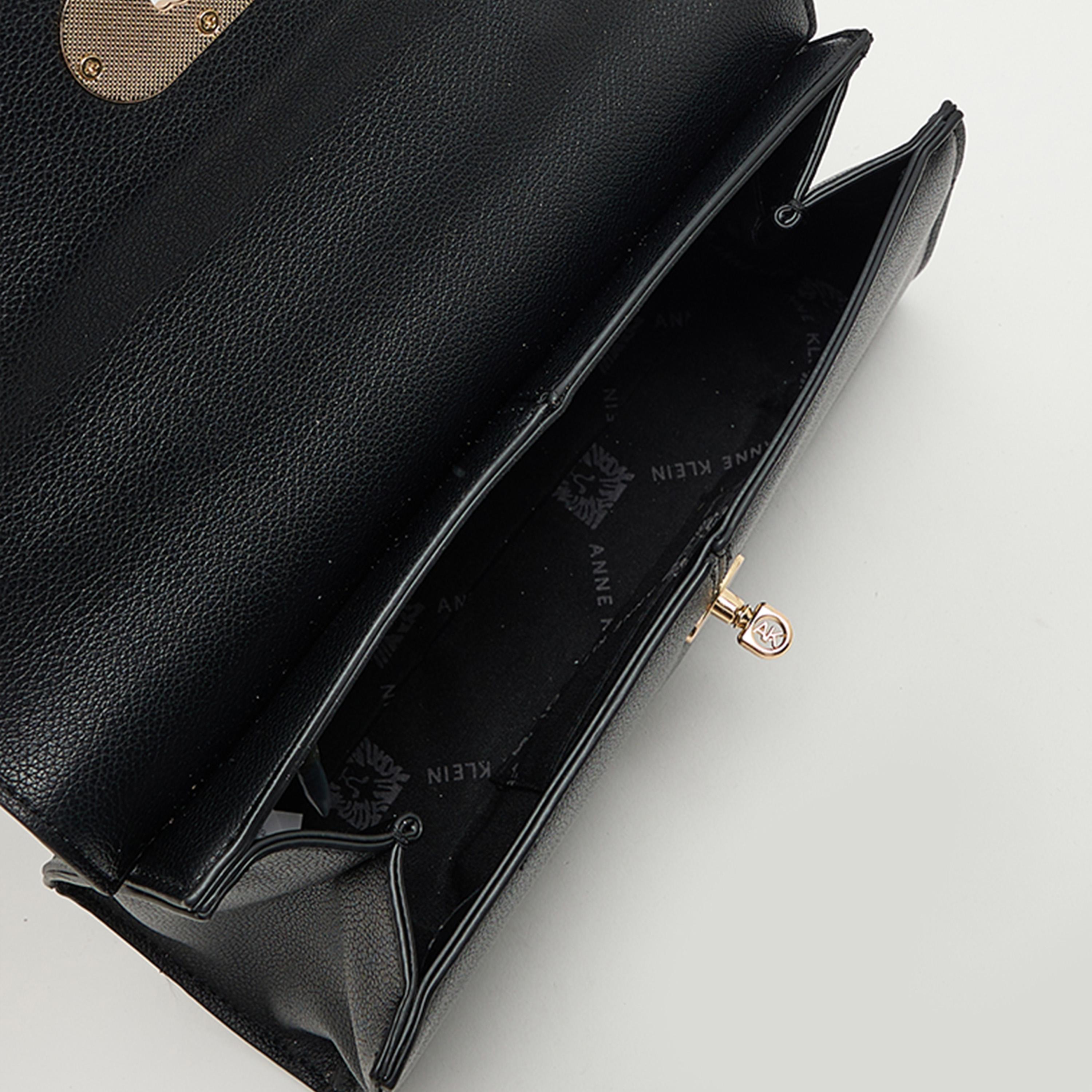 آن كلين - شنطة يد مزينة بمقبض علوي وقفل دوار-women-bagsandwallets-handbags-image-6