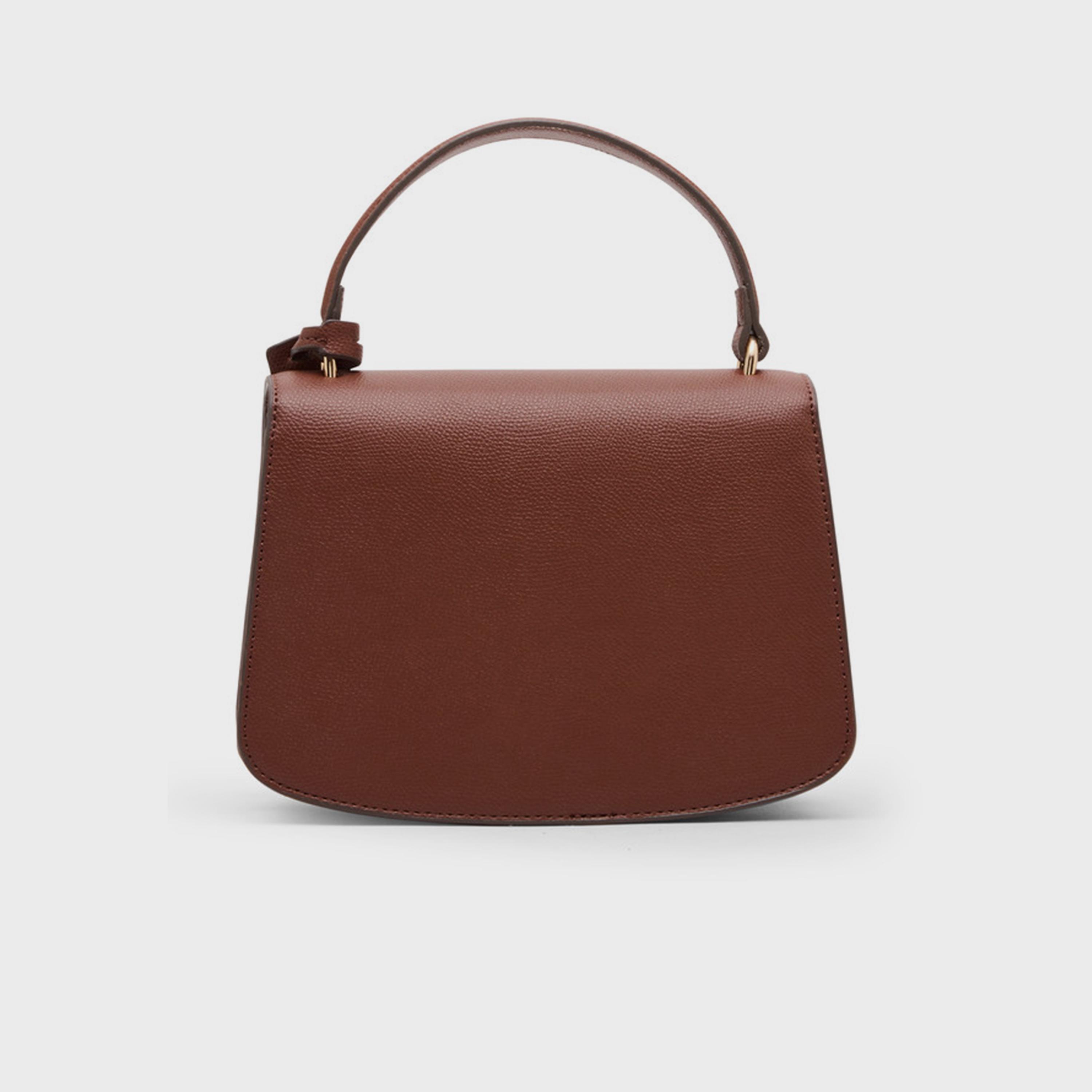 Anne Klein Textured Top-Handle Sling Bag with Flap and Detachable Strap-women-bagsandwallets-handbags-image-3