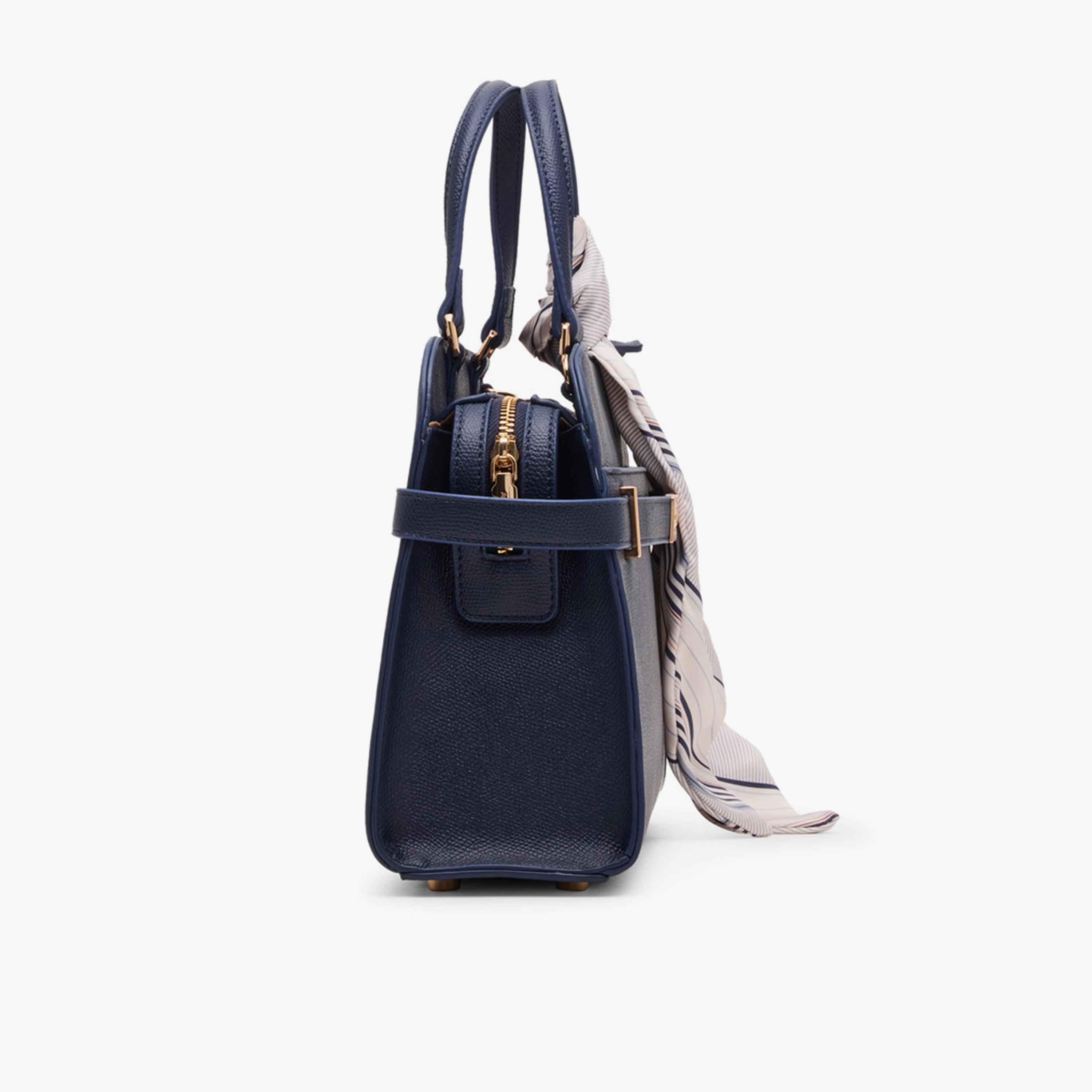 آن كلين - تفاصيل التصميم: شنطة يد علوية بمقبض وسحاب وحزام قابل للإزالة-women-bagsandwallets-handbags-image-4