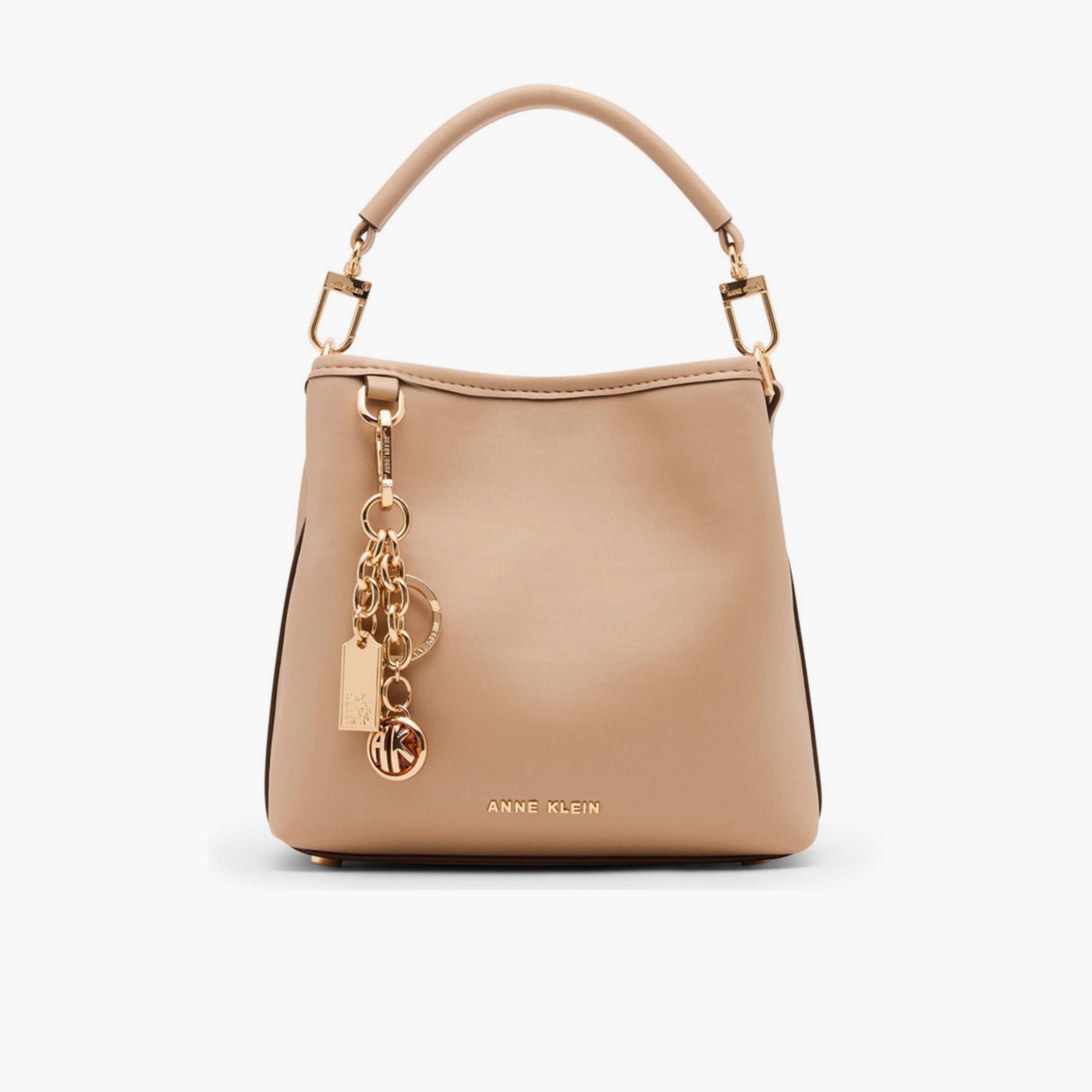 Anne Klein Embellished Top-Handle Satchel Bag with Magnetic Closure and Detachable Strap-women-bagsandwallets-handbags-image-1