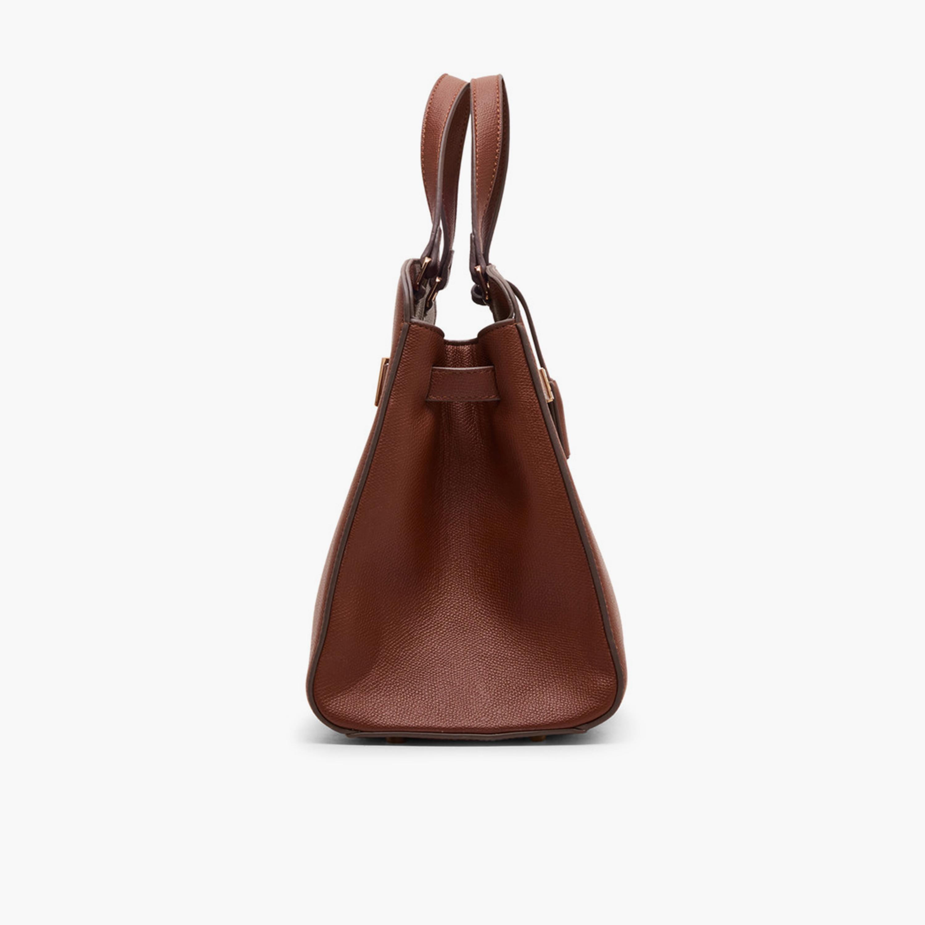 Anne Klein Textured Top-Handle Satchel Bag with Twist Lock and Detachable Strap-women-bagsandwallets-handbags-image-4