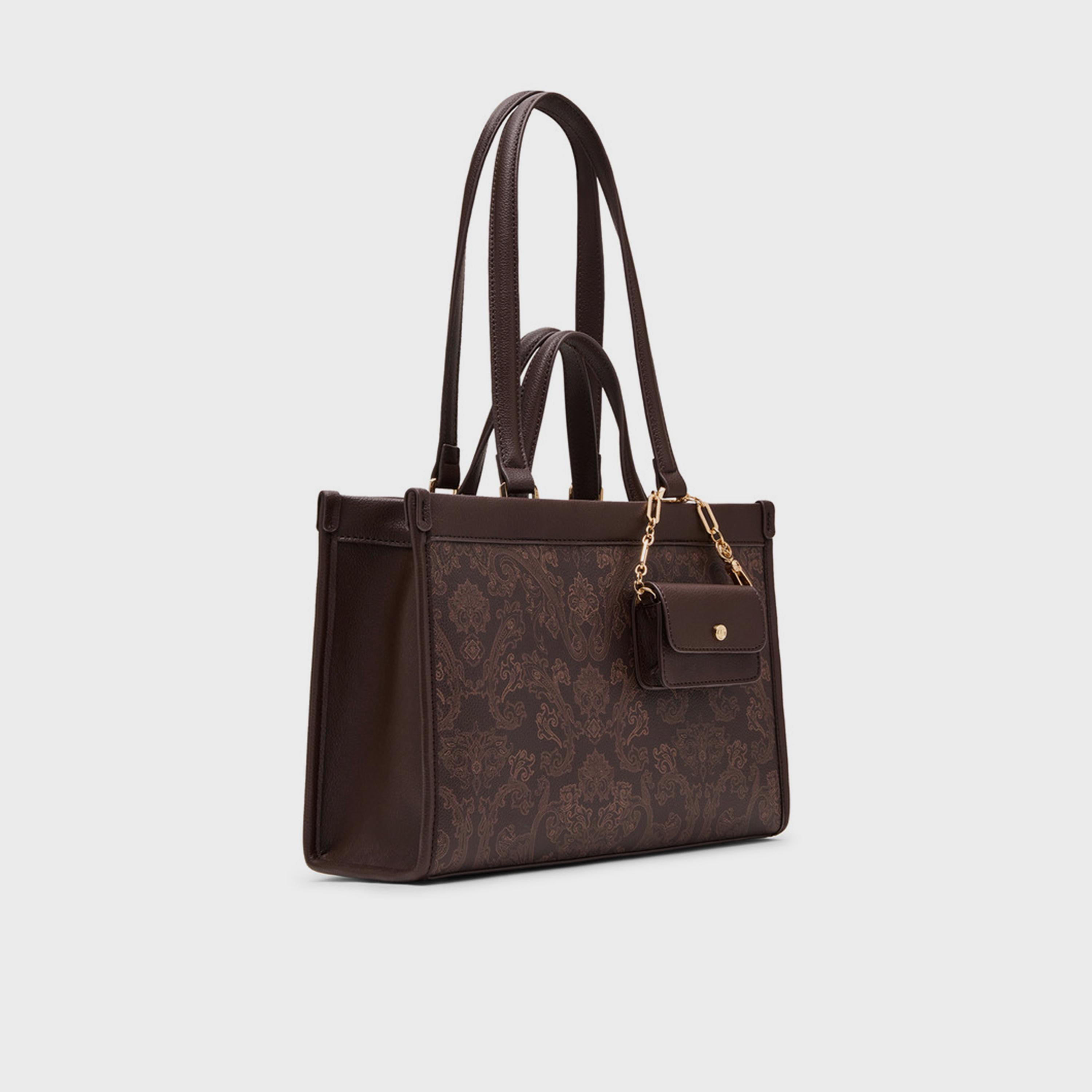 آن كلين - شنطة كتف مطبوعة بمقبضين وإغلاق مغناطيسي | 30.4 × 11.4 × 21.5 سم-women-bagsandwallets-handbags-image-3