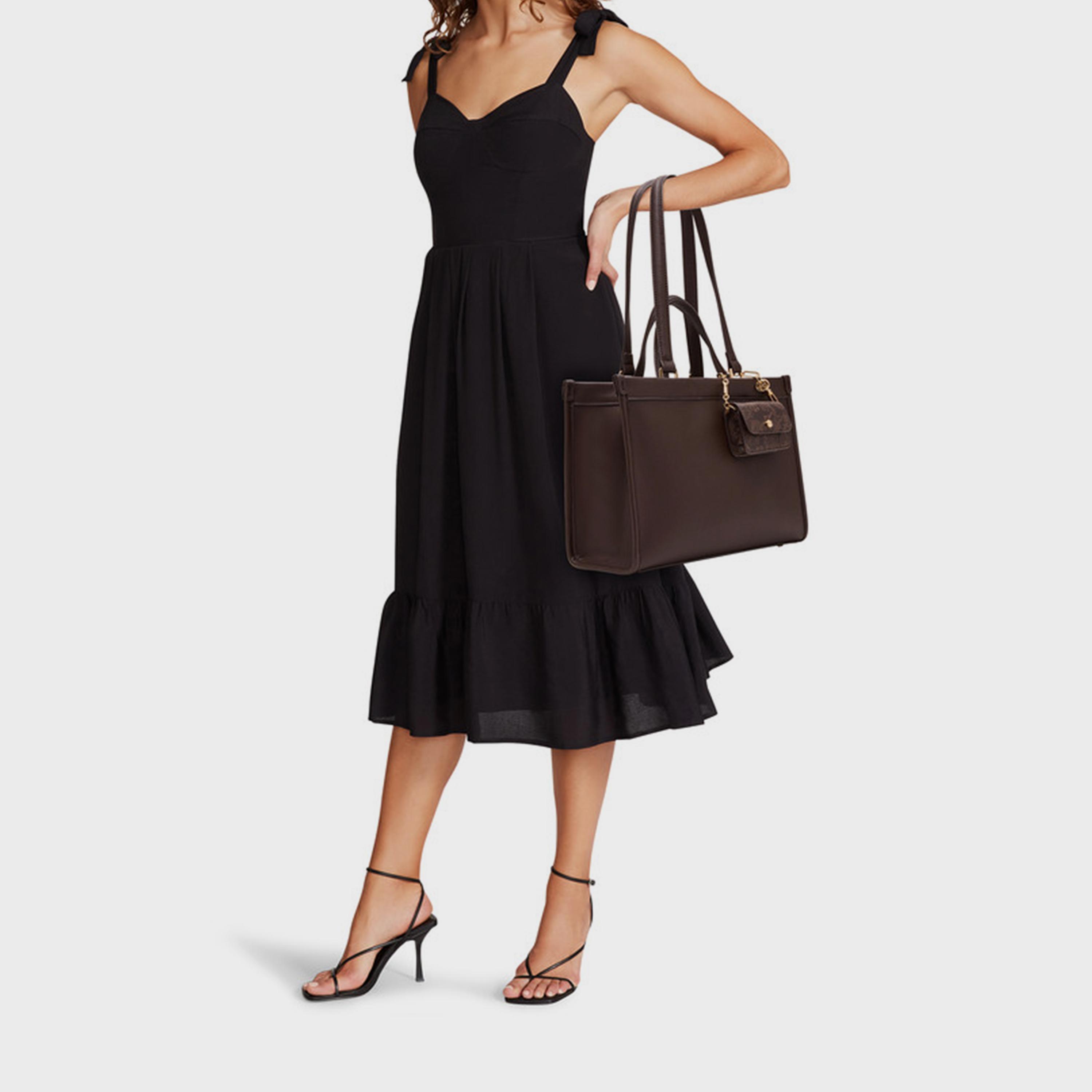 Anne Klein Printed Double-Handle Sling Bag with Magnetic Closure | 30.4 X 11.4 X 21.5 CM-women-bagsandwallets-handbags-image-3