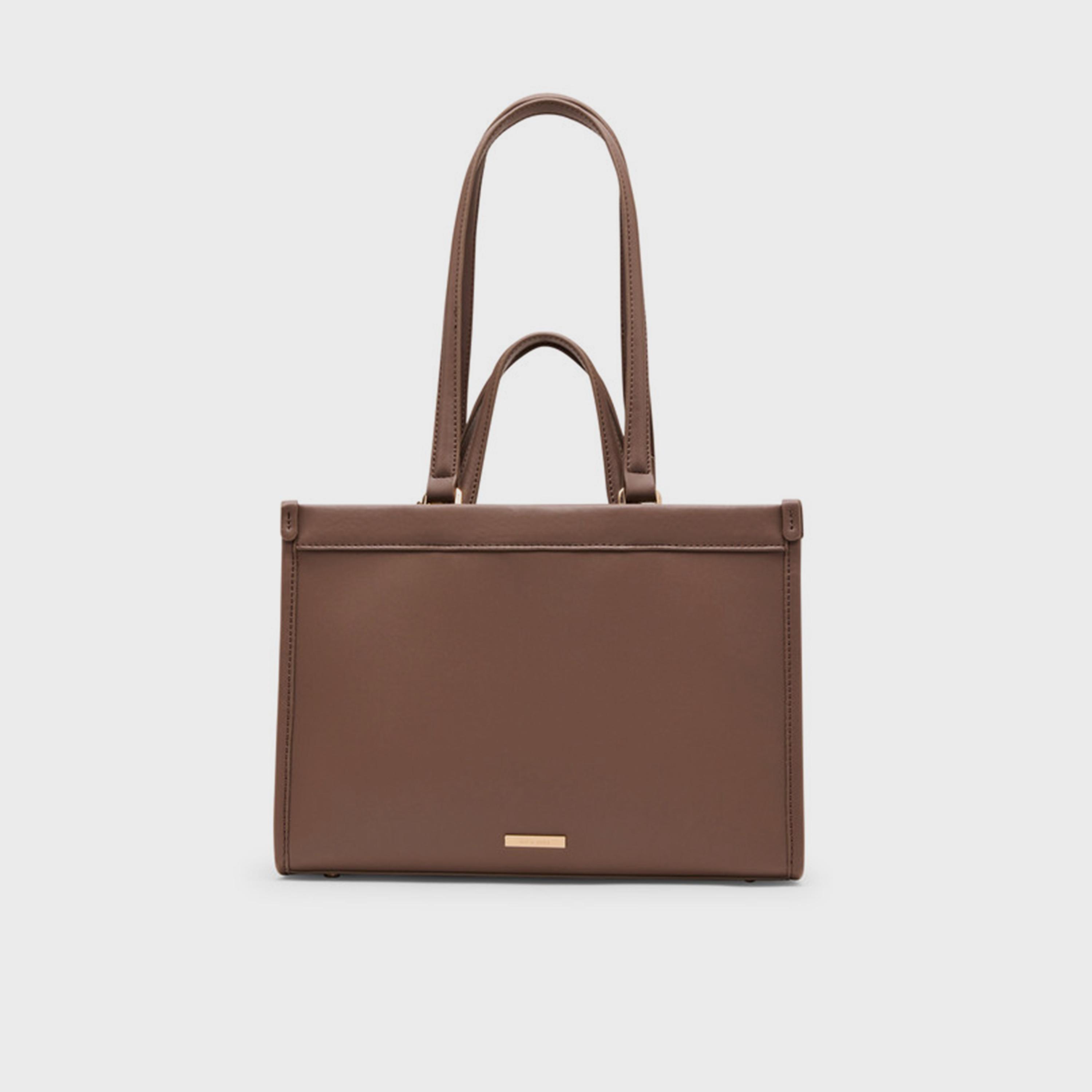 آن كلين - تفاصيل التصميم: شنطة كتف بمقبضين وإغلاق مغناطيسي-women-bagsandwallets-handbags-image-3
