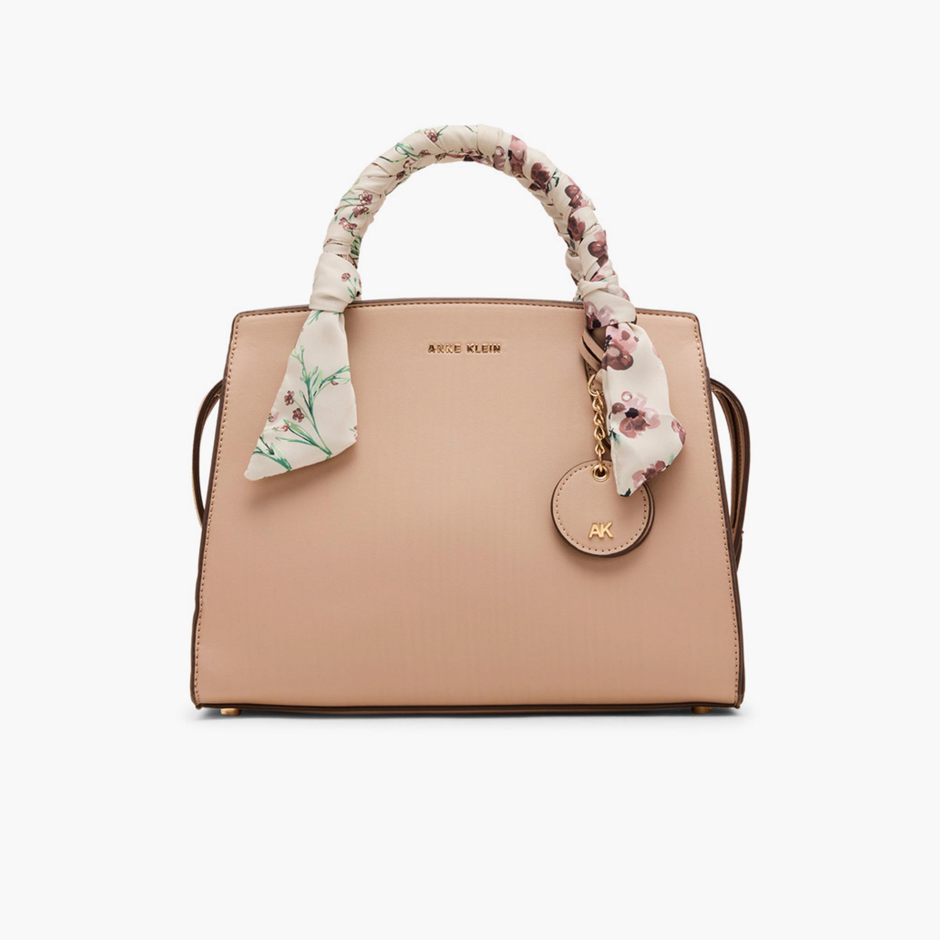 آن كلين - تفاصيل التصميم: شنطة يد علوية بمقبض وسحاب وحزام قابل للإزالة-women-bagsandwallets-handbags-image-1