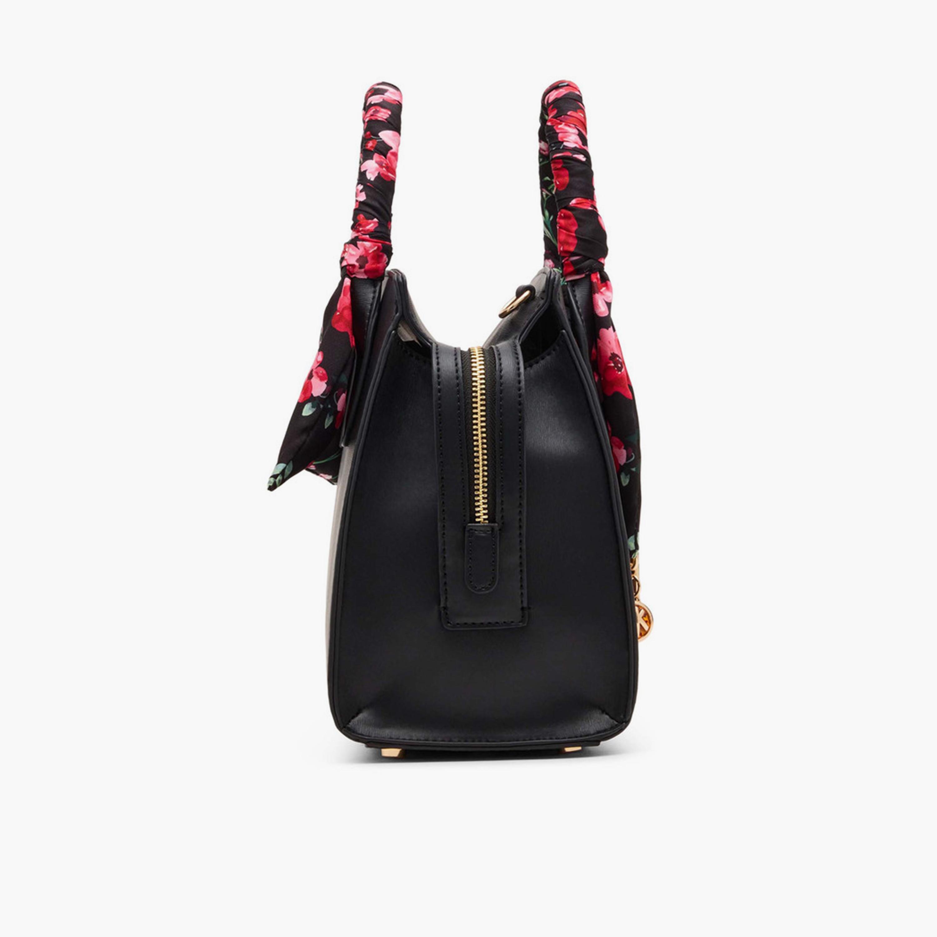 Anne Klein Design Detail Top-Handle Satchel Bag with Zipper and Detachable Strap-women-bagsandwallets-handbags-image-4