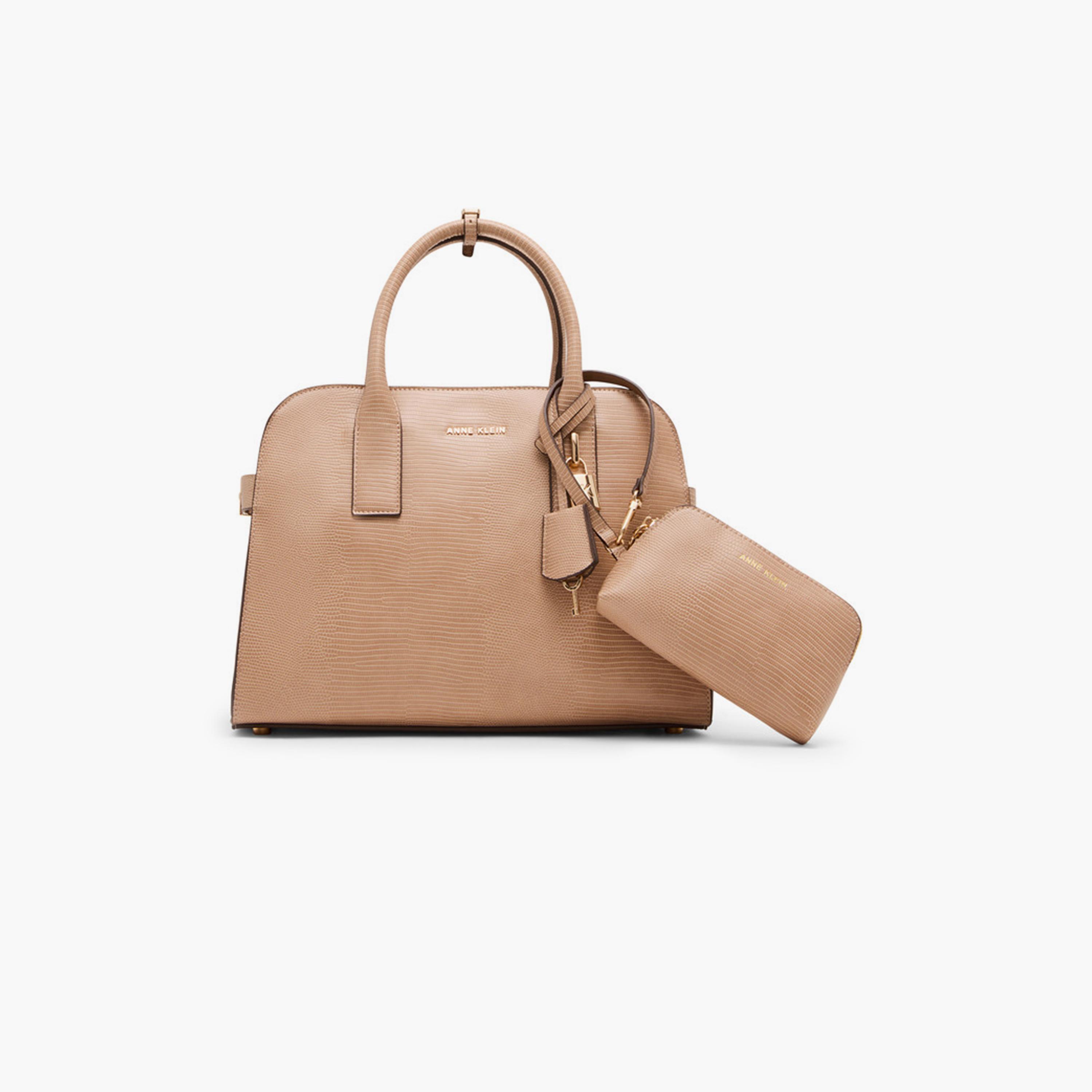 آن كلين - شنطة يد علوية ذات ملمس مميز مع إغلاق مغناطيسي وحزام قابل للإزالة-women-bagsandwallets-handbags-image-1