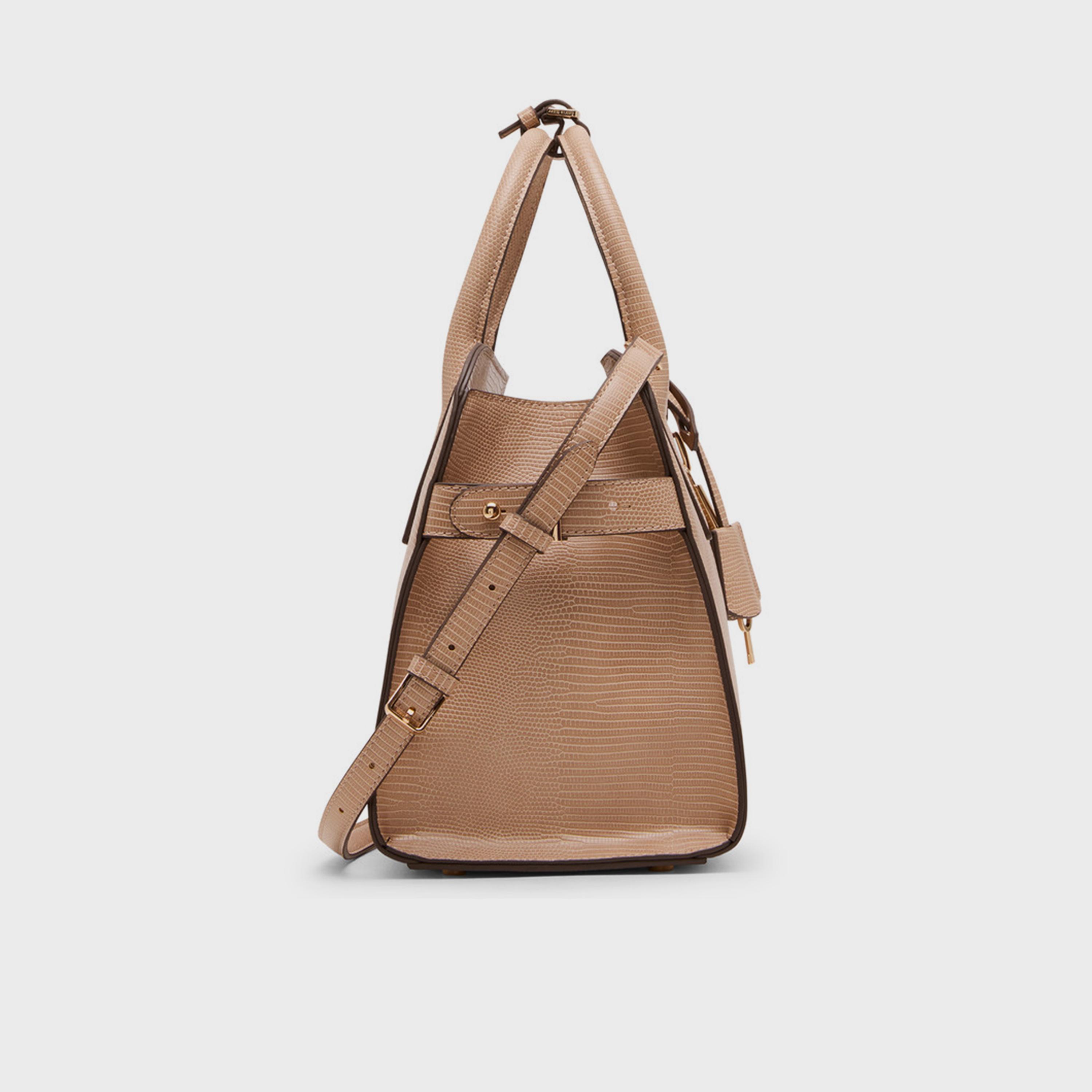 آن كلين - شنطة يد علوية ذات ملمس مميز مع إغلاق مغناطيسي وحزام قابل للإزالة-women-bagsandwallets-handbags-image-3