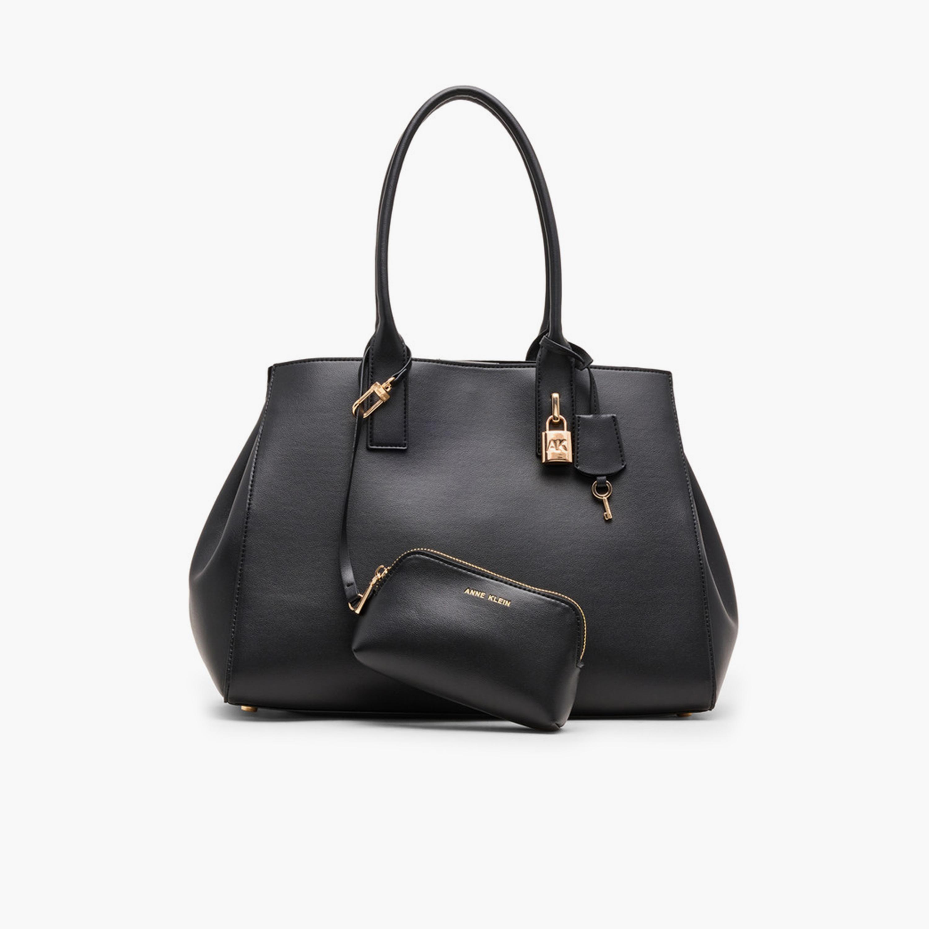 Anne Klein Embellished Double-Handle Tote Bag with Magnetic Closure-women-bagsandwallets-handbags-image-1