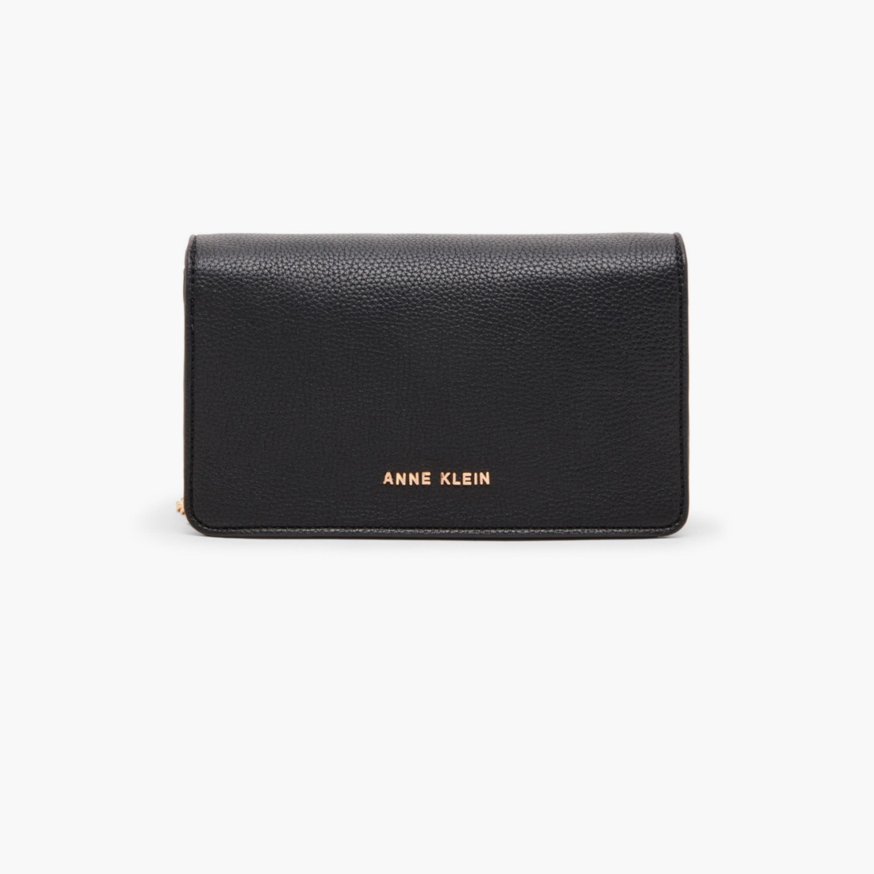 Anne Klein Textured Crossbody Bag with Flap and Chain Strap-women-bagsandwallets-handbags-image-2
