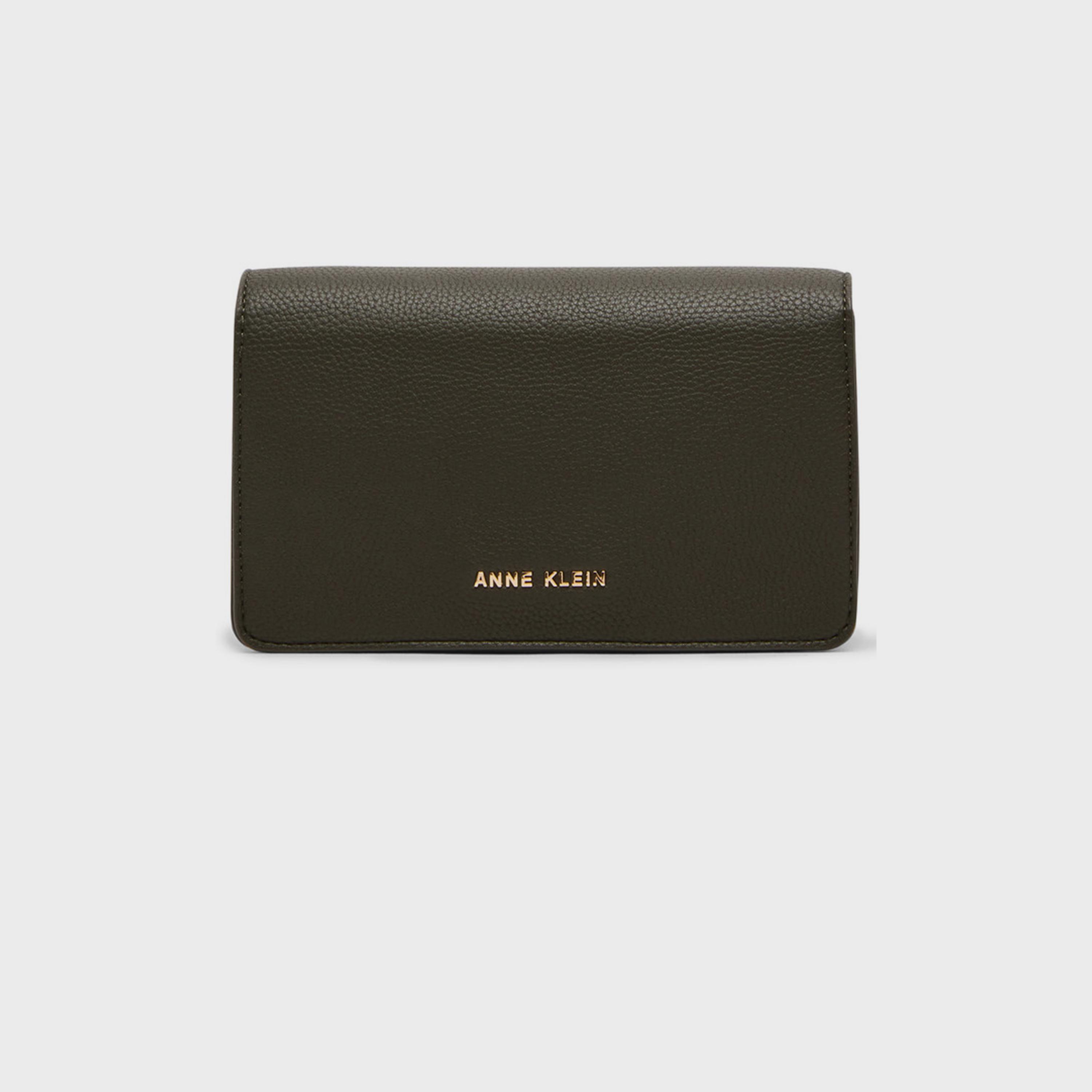 Anne Klein Textured Crossbody Bag with Flap and Chain Strap-women-bagsandwallets-handbags-image-3