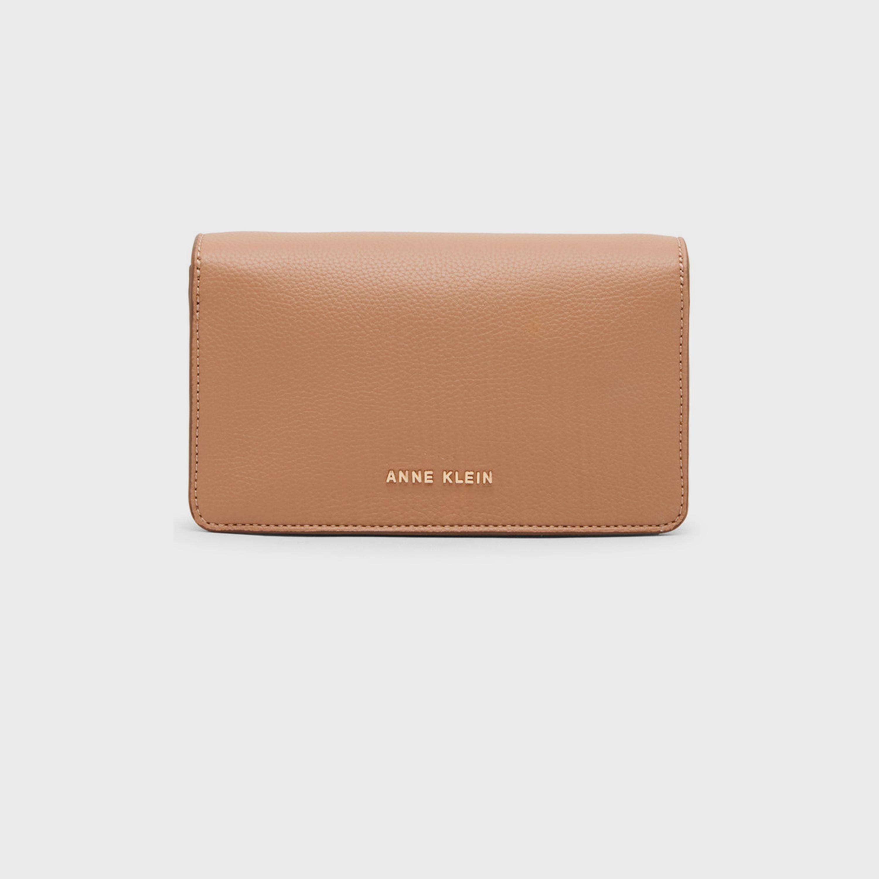Anne Klein Textured Crossbody Bag with Flap and Chain Strap-women-bagsandwallets-handbags-image-3