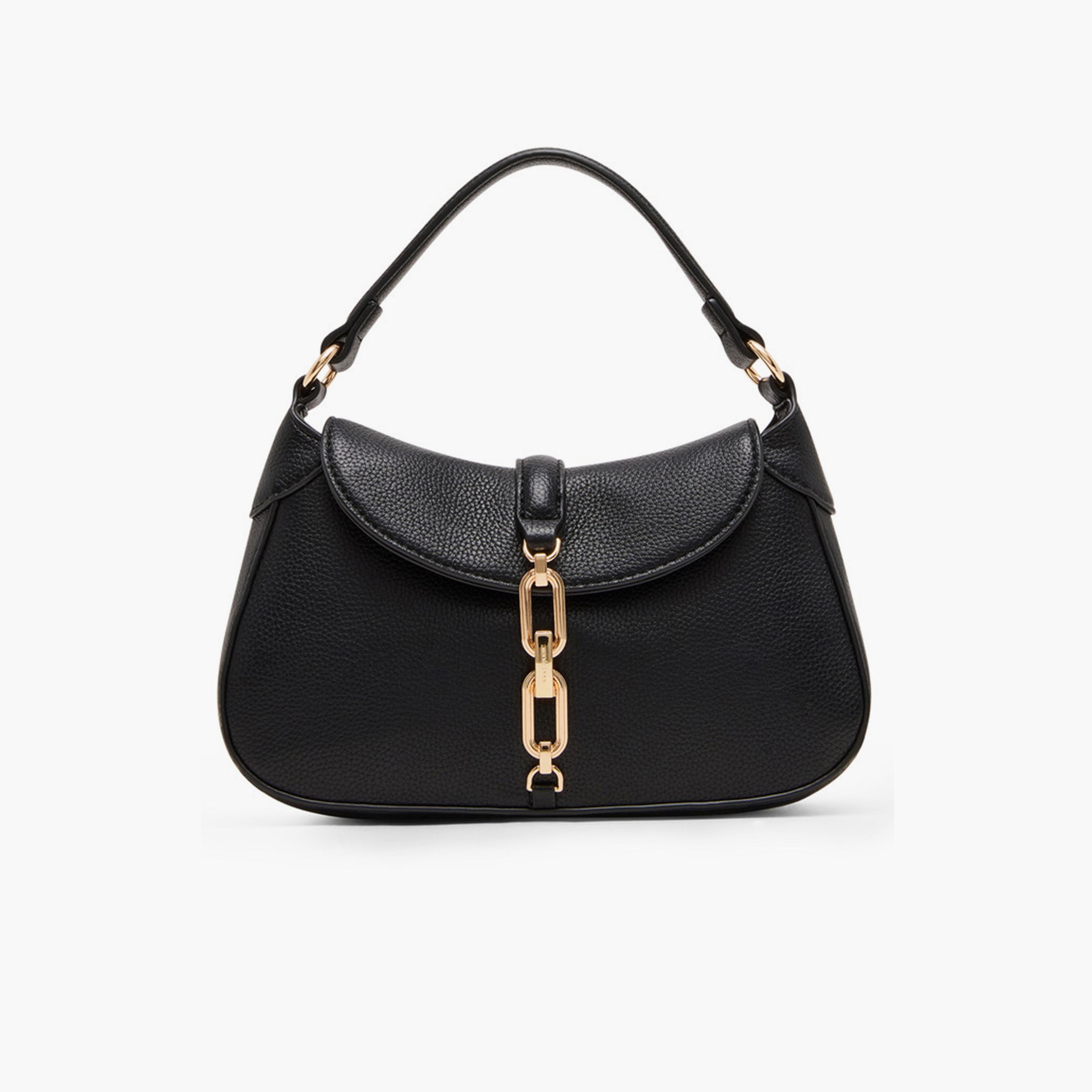 آن كلين - شنطة كتف بمقبض علوي مزخرف مع غطاء وحزام قابل للإزالة-women-bagsandwallets-handbags-image-1