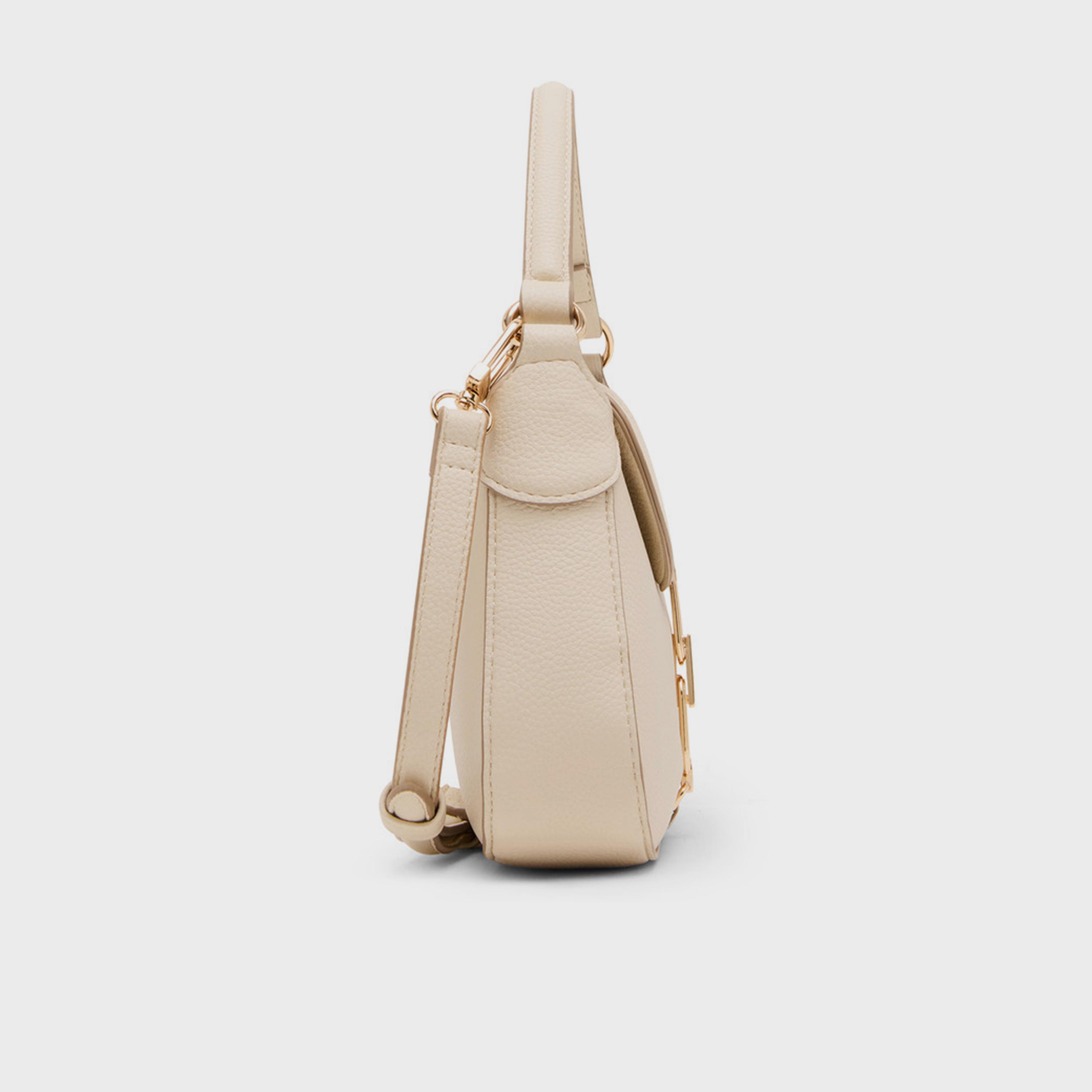 Anne Klein Textured Top-Handle Sling Bag with Flap and Detachable Strap-women-bagsandwallets-handbags-image-3