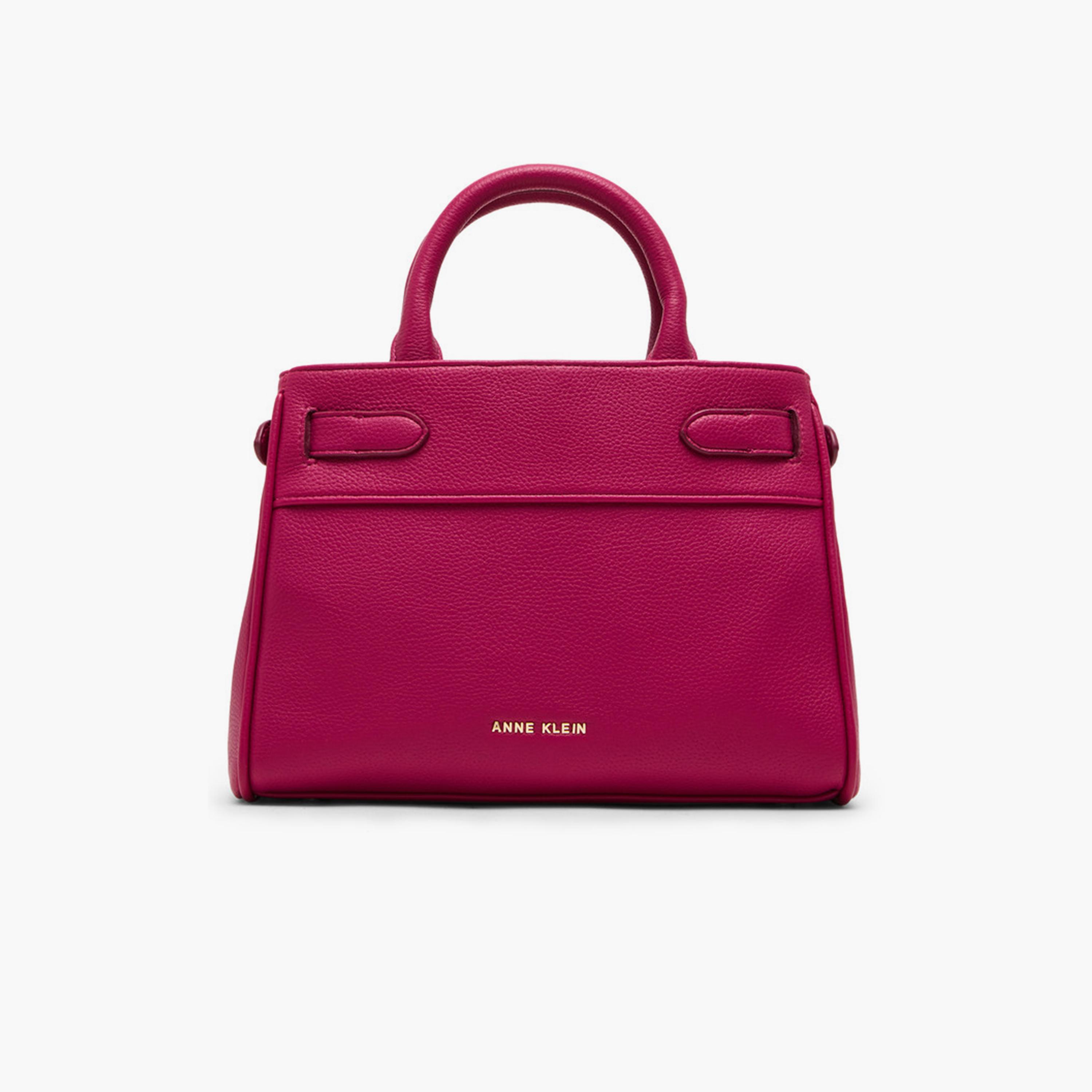 Anne Klein Textured Top-Handle Satchel Bag with Magnetic Closure and Detachable Strap | 25.6 X 11 X 19 CM-women-bagsandwallets-handbags-image-2