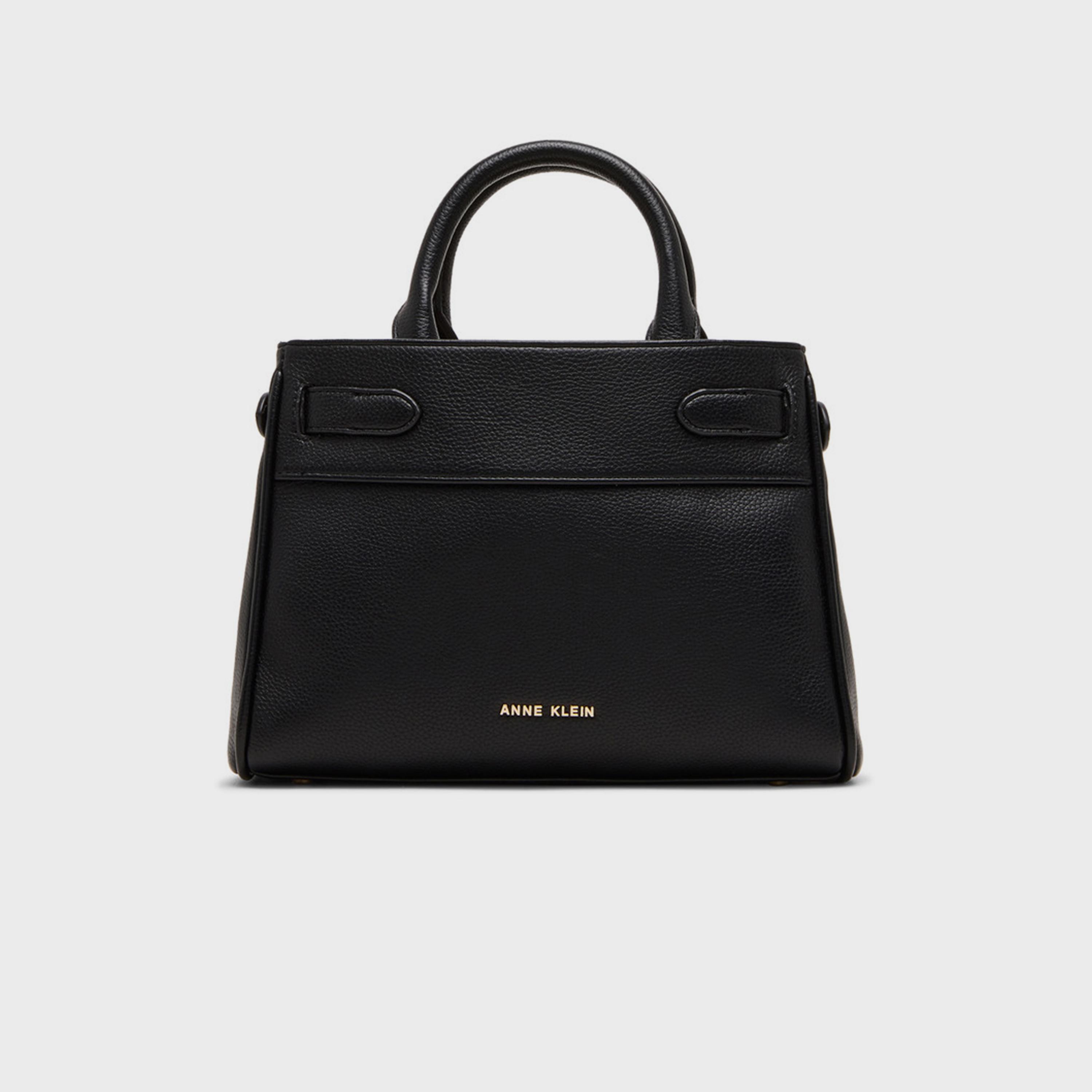 Anne Klein Textured Top-Handle Satchel Bag with Magnetic Closure and Detachable Strap | 25.6 X 11 X 19 CM-women-bagsandwallets-handbags-image-3