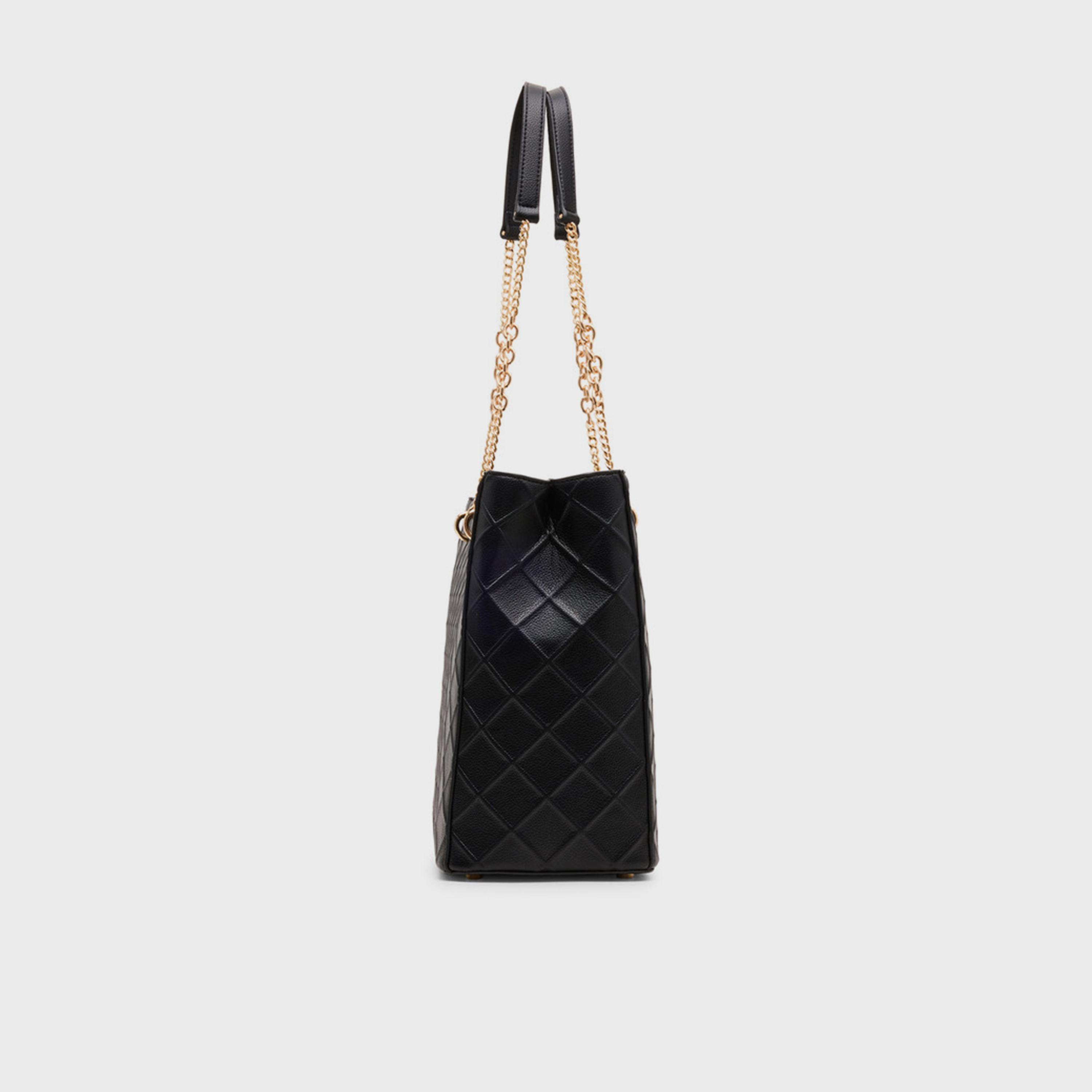 آن كلين - شنطة كتف مزدوجة المقبض ذات ملمس مميز وقفل دوار-women-bagsandwallets-handbags-image-3