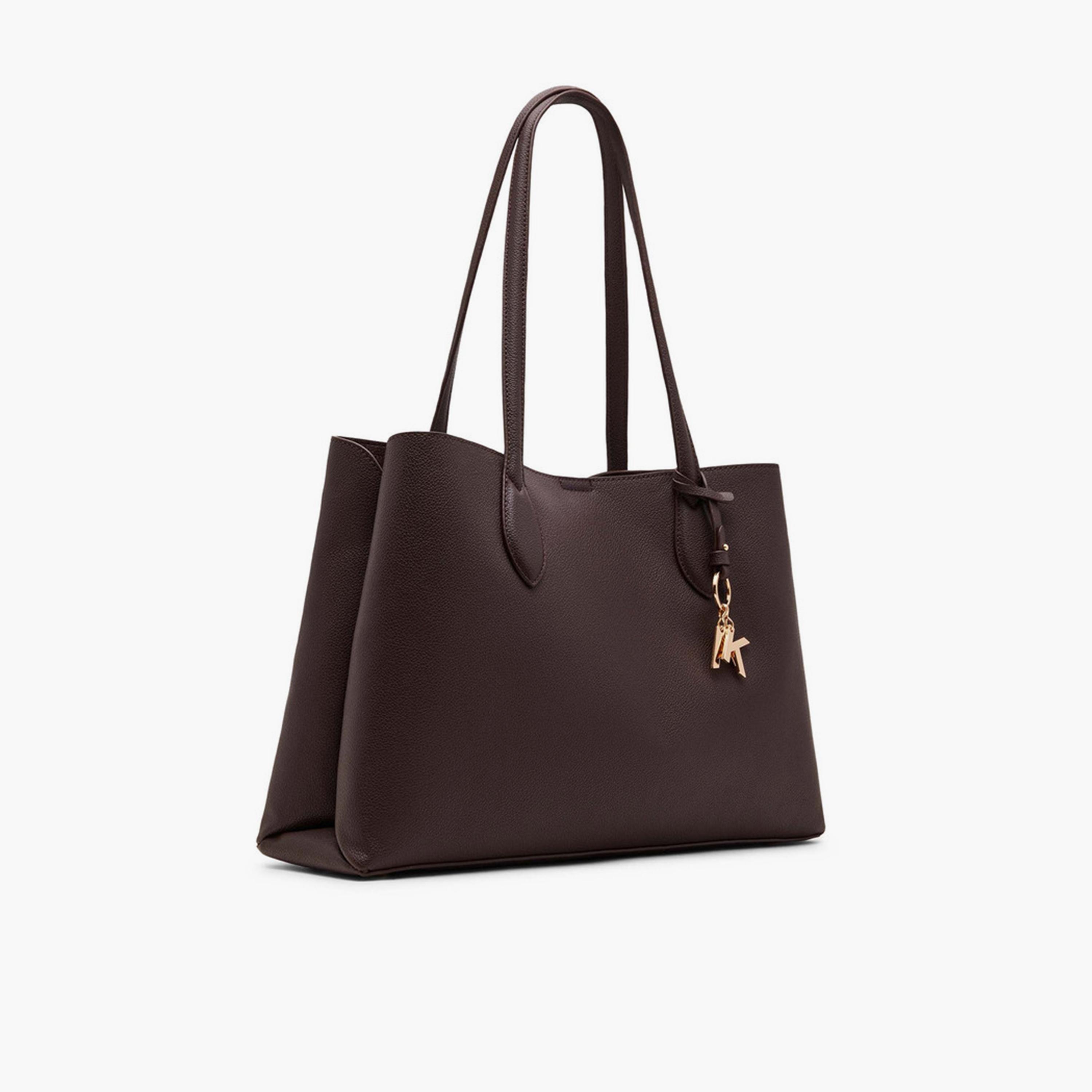 Anne Klein Textured Double-Handle Tote Bag with Magnetic Closure-women-bagsandwallets-handbags-image-2