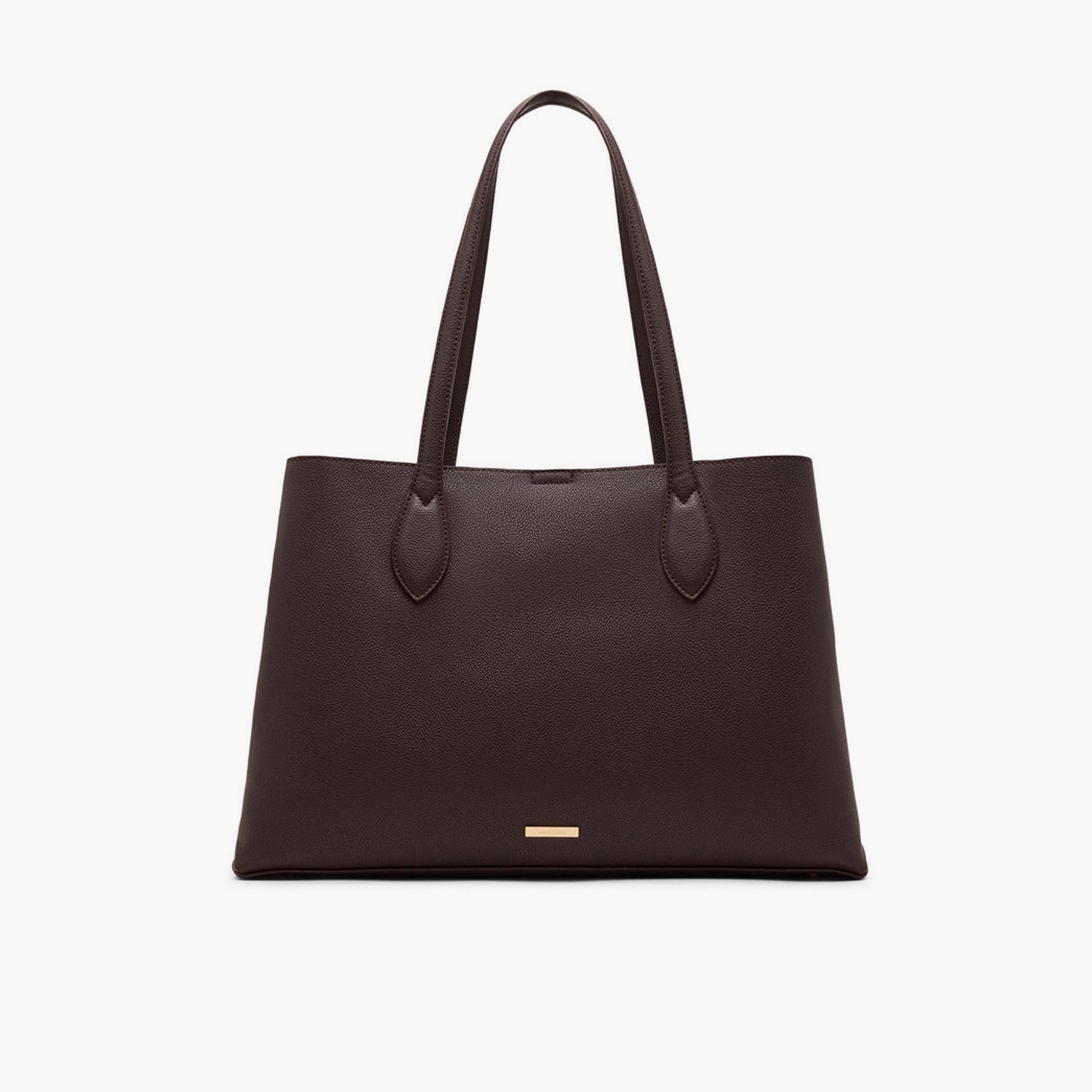 Anne Klein Textured Double-Handle Tote Bag with Magnetic Closure-women-bagsandwallets-handbags-image-4