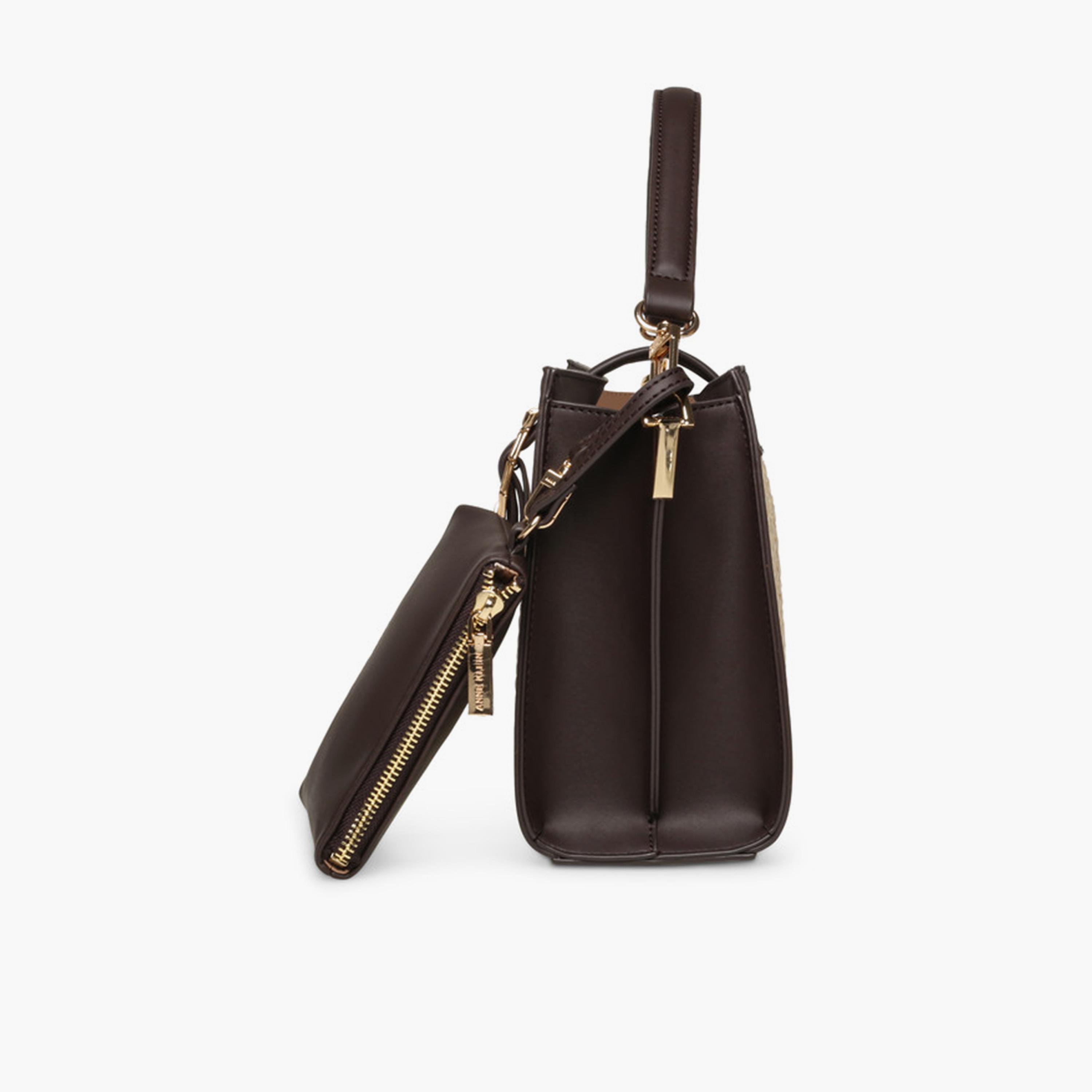 آن كلين - شنطة يد علوية ذات ملمس مميز مع إغلاق مغناطيسي وحزام قابل للإزالة-women-bagsandwallets-handbags-image-4