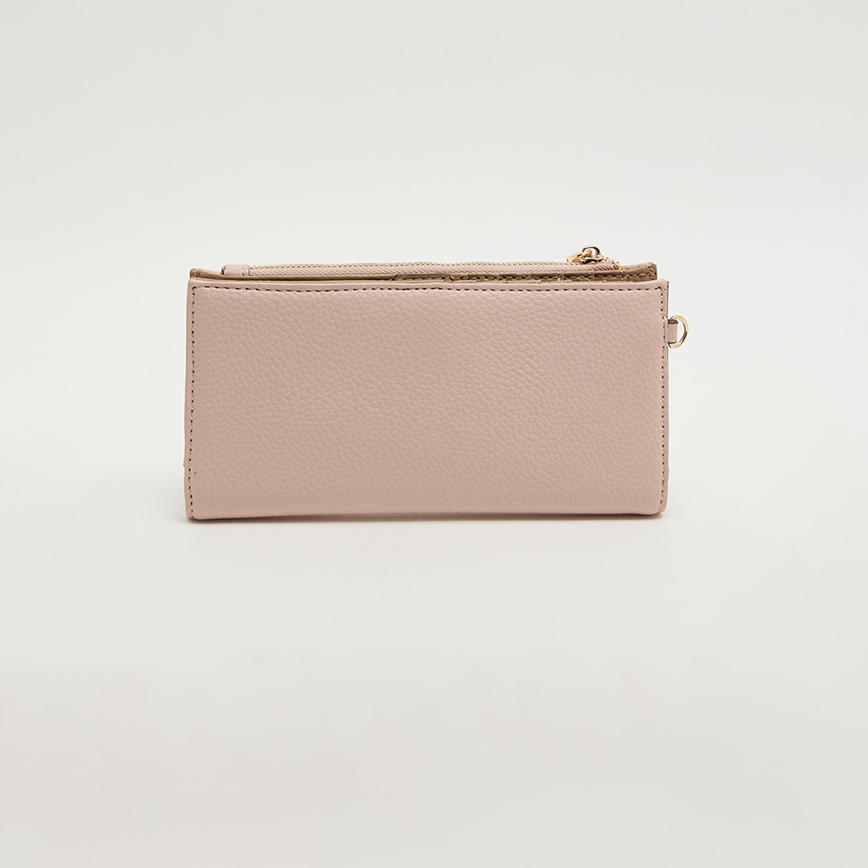 Anne Klein Textured Wallet with Zipper-women-bagsandwallets-wallets-image-3
