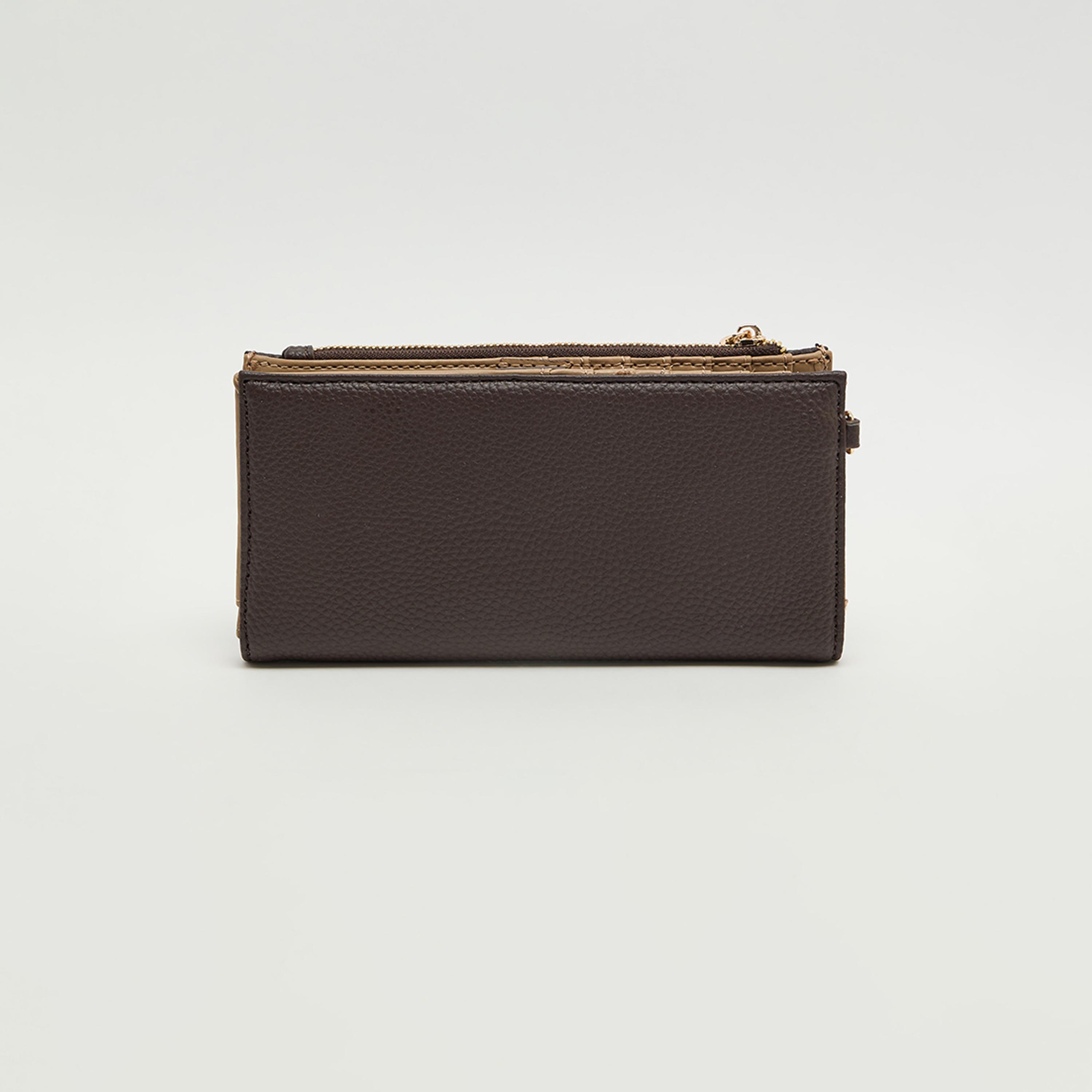 Anne Klein Textured Wallet with Zipper-women-bagsandwallets-wallets-image-3
