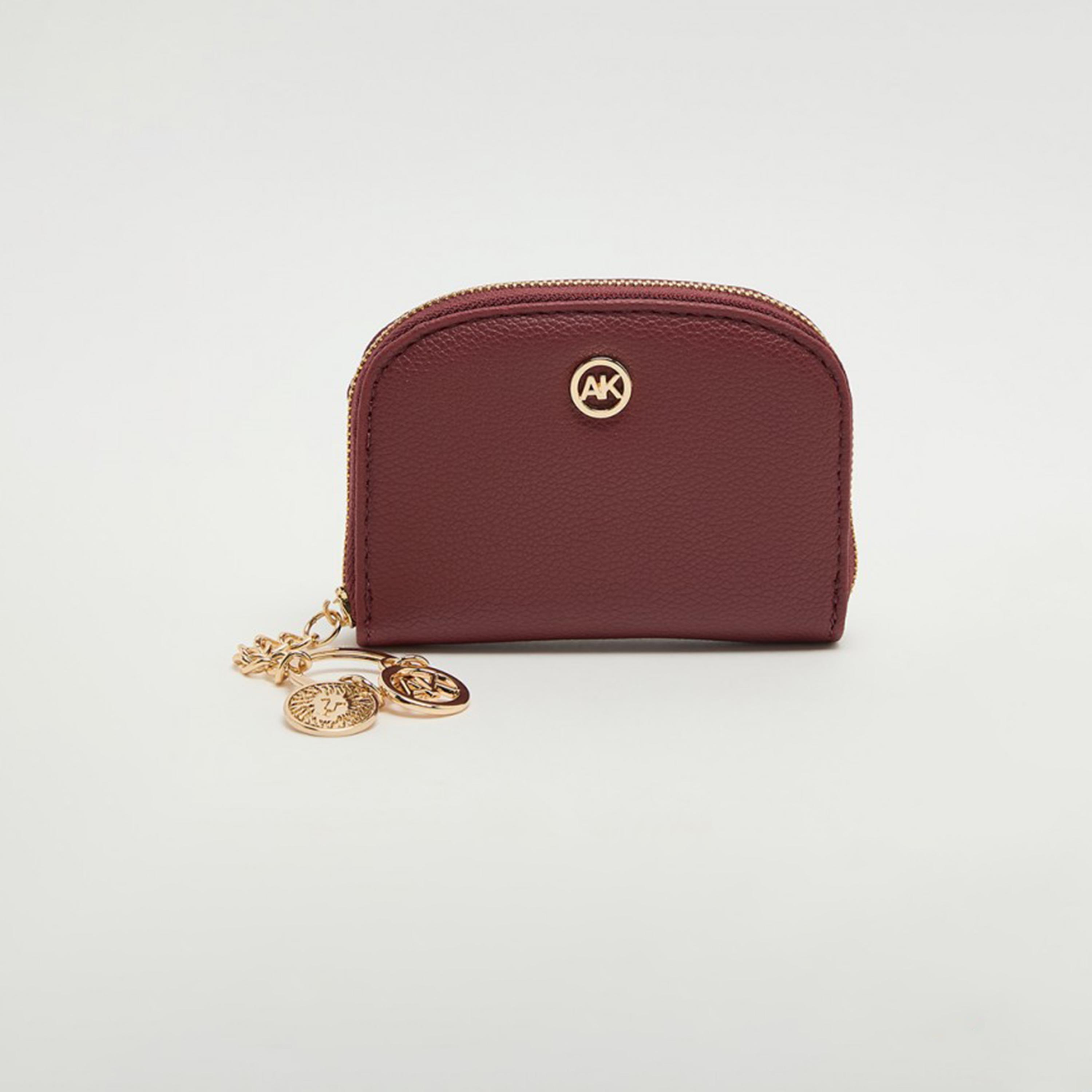 Anne Klein Textured Cardholder with Zipper-women-bagsandwallets-wallets-image-1