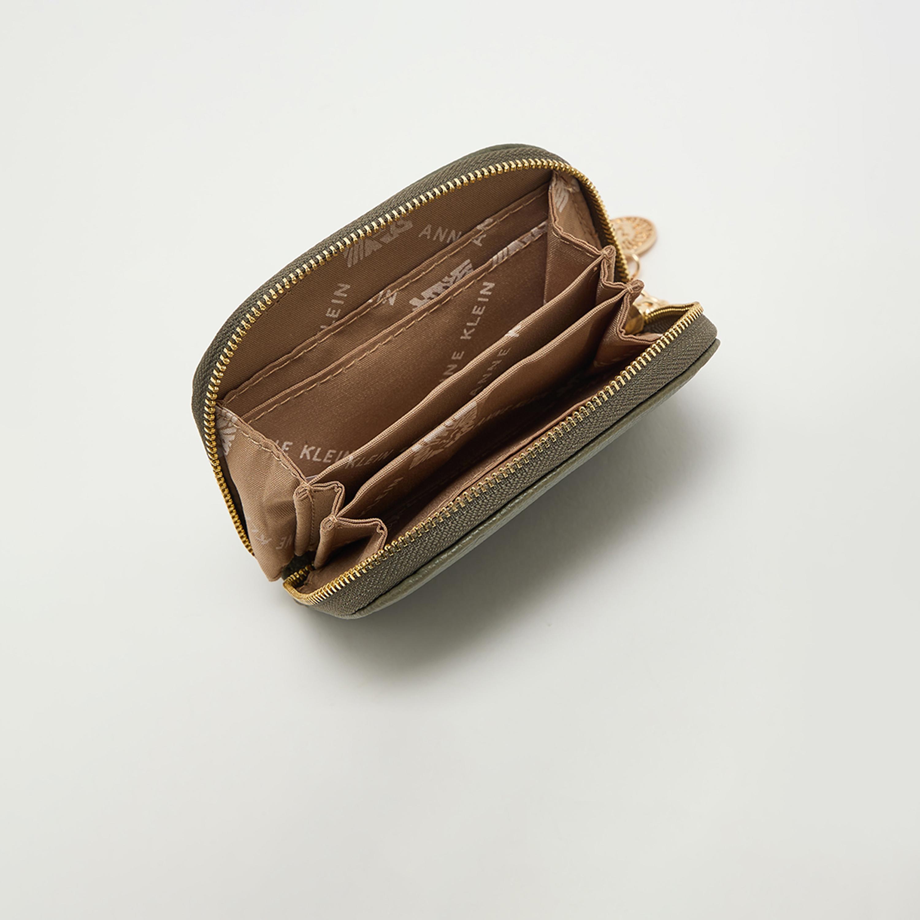 آن كلين - حامل بطاقات مزخرف بسحاب-women-bagsandwallets-wallets-image-6