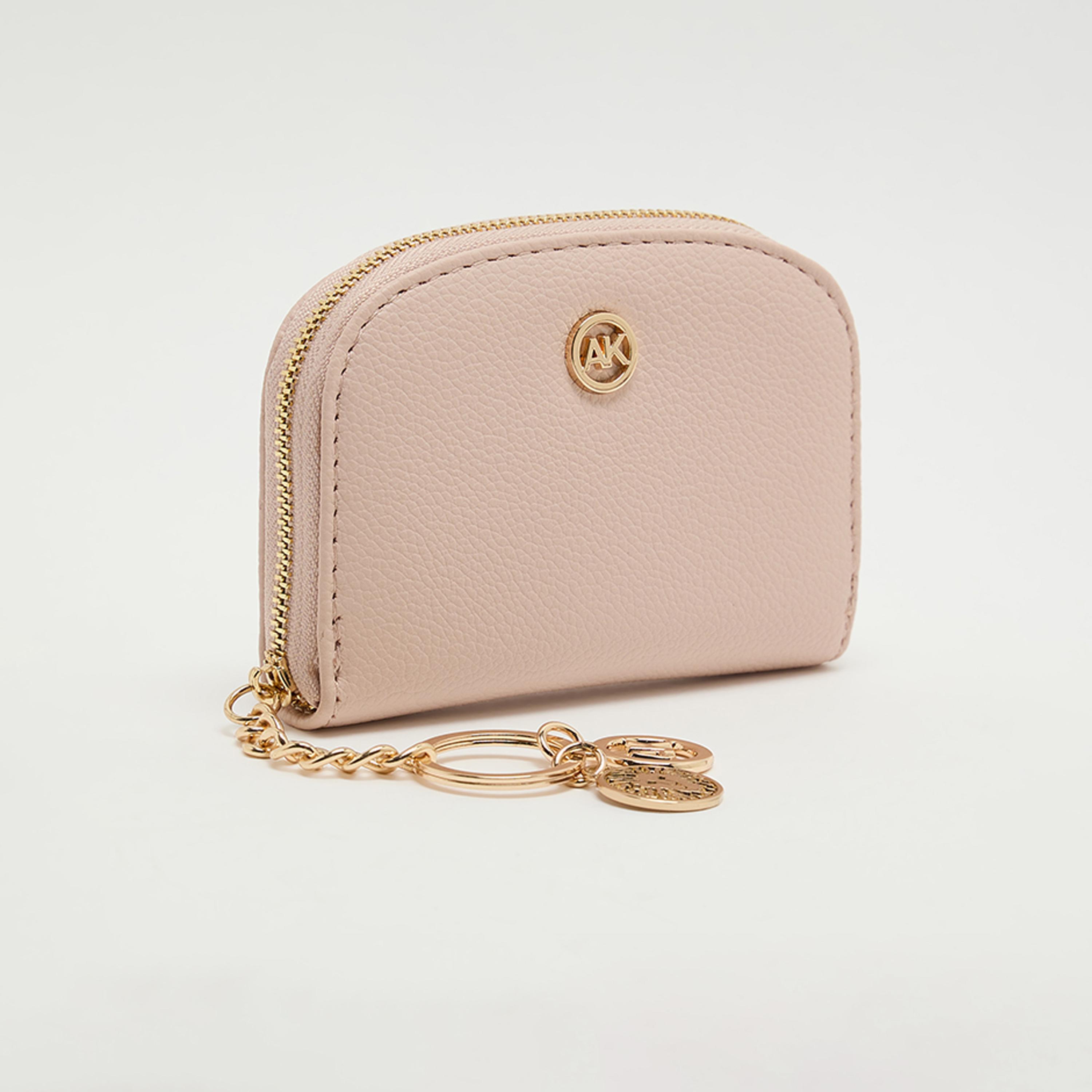 Anne Klein Textured Cardholder with Zipper-women-bagsandwallets-wallets-image-2