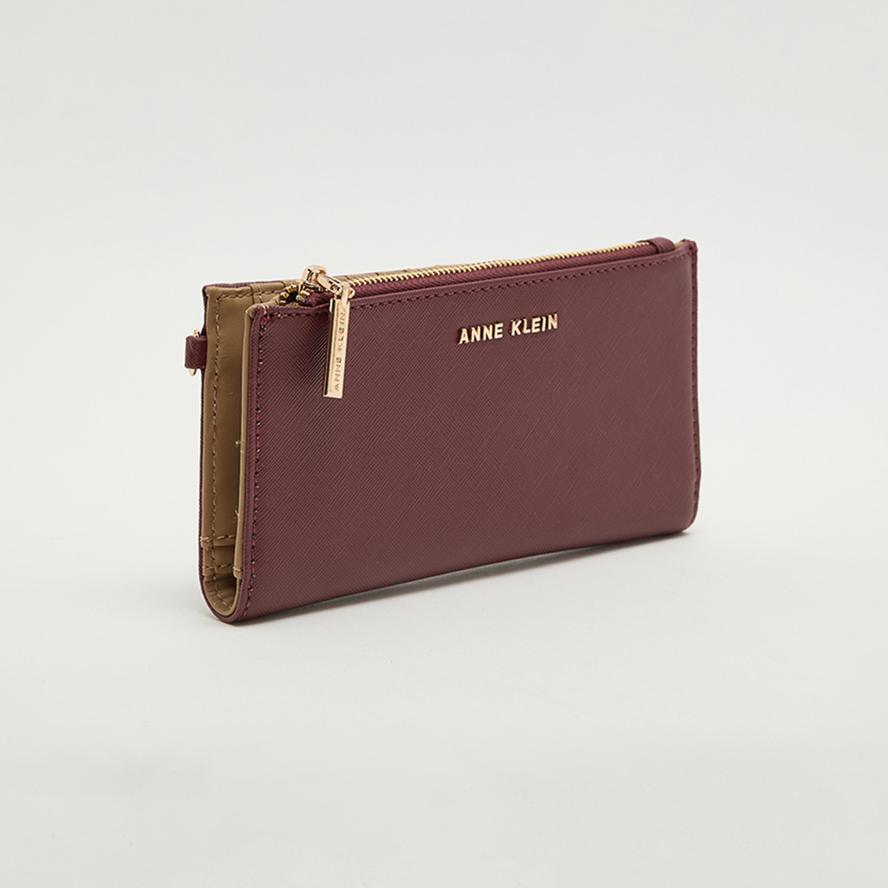 Anne Klein Textured Wallet with Zipper-women-bagsandwallets-wallets-image-2