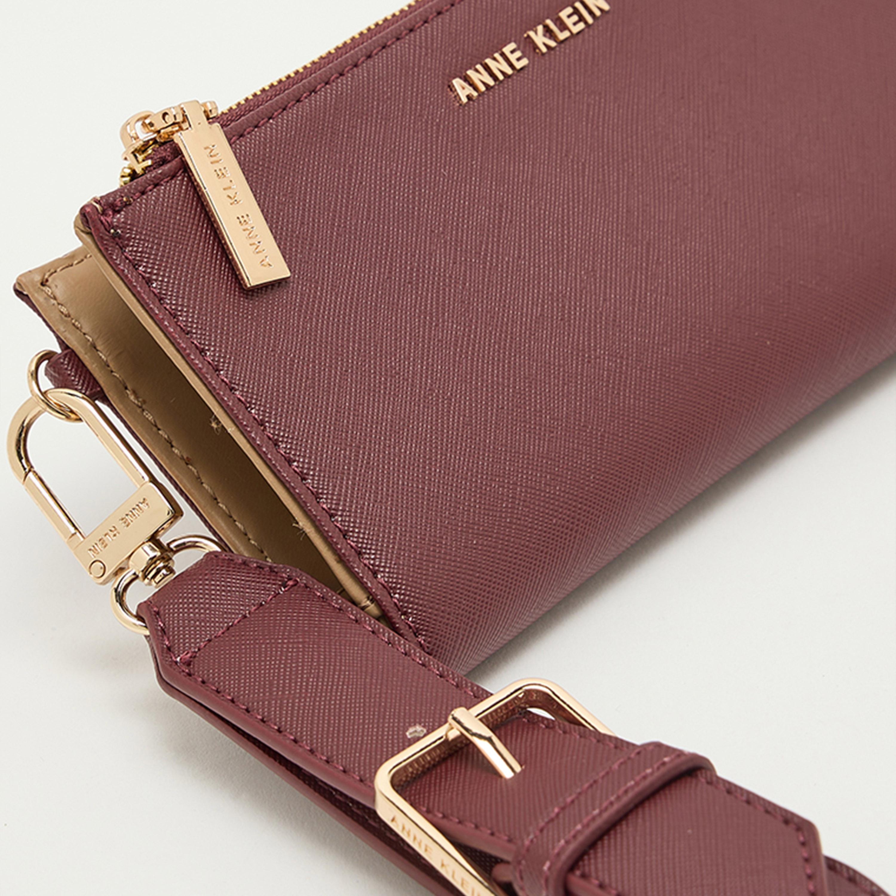 Anne Klein Textured Wallet with Zipper-women-bagsandwallets-wallets-image-4